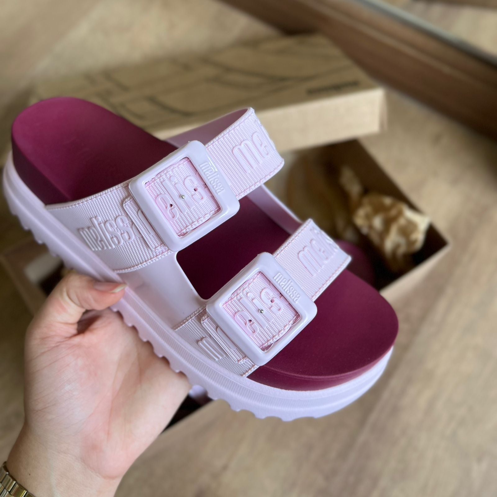 Sandália Melissa Cozy M-Lover Platform 35977