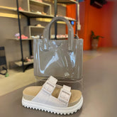 Combo Melissa Sandália Cozy M-Lover Platform e Bolsa Urban Bag - Bege