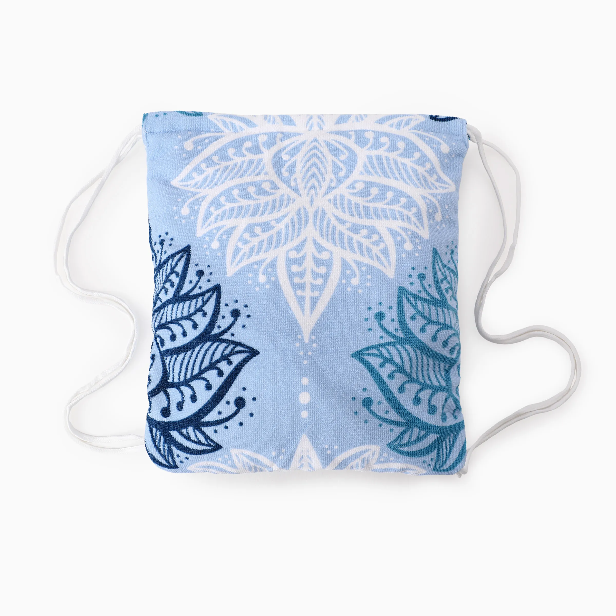 2-In-1 Beach Towel Integrated Package Light Blue - Image 3