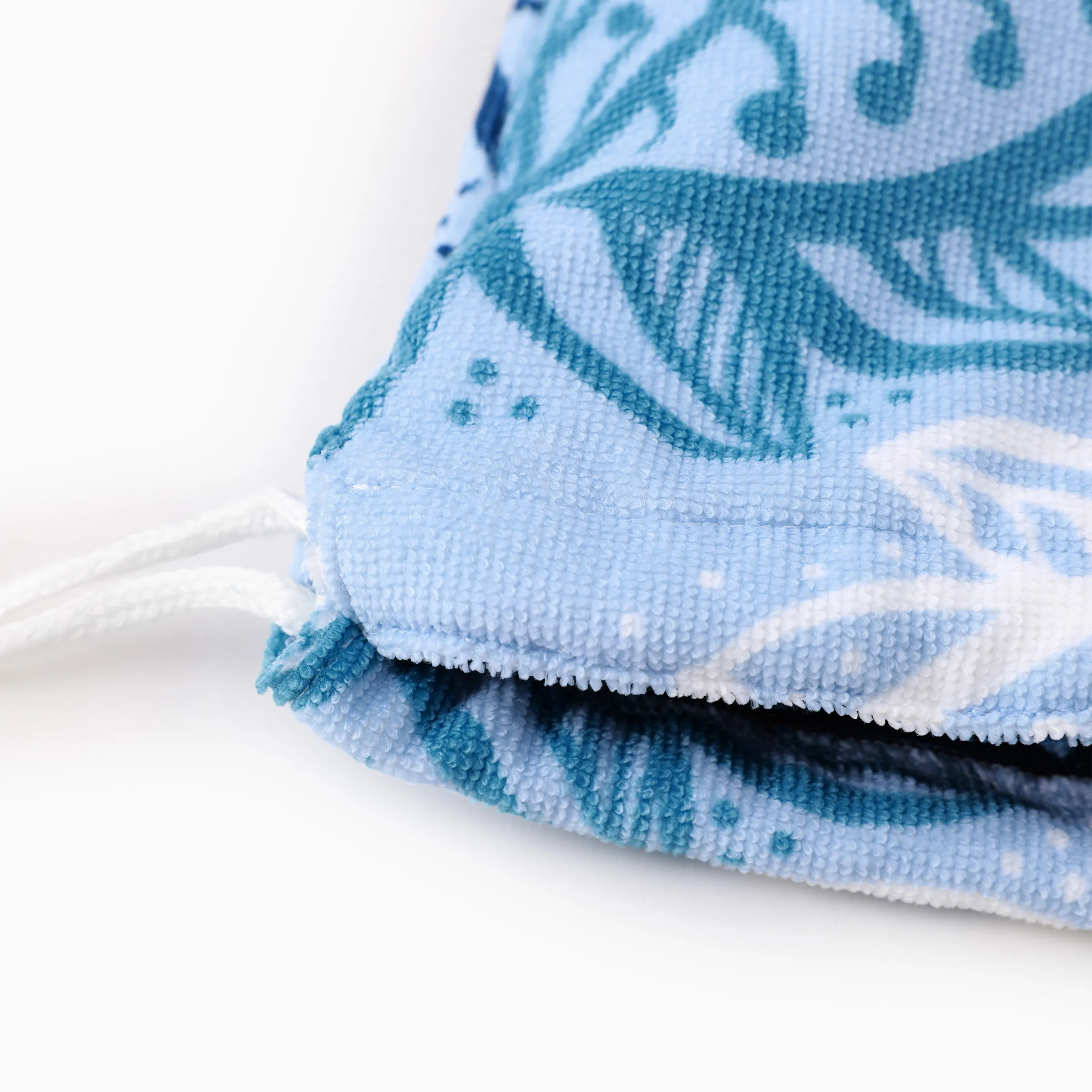 2-In-1 Beach Towel Integrated Package Light Blue - Image 4