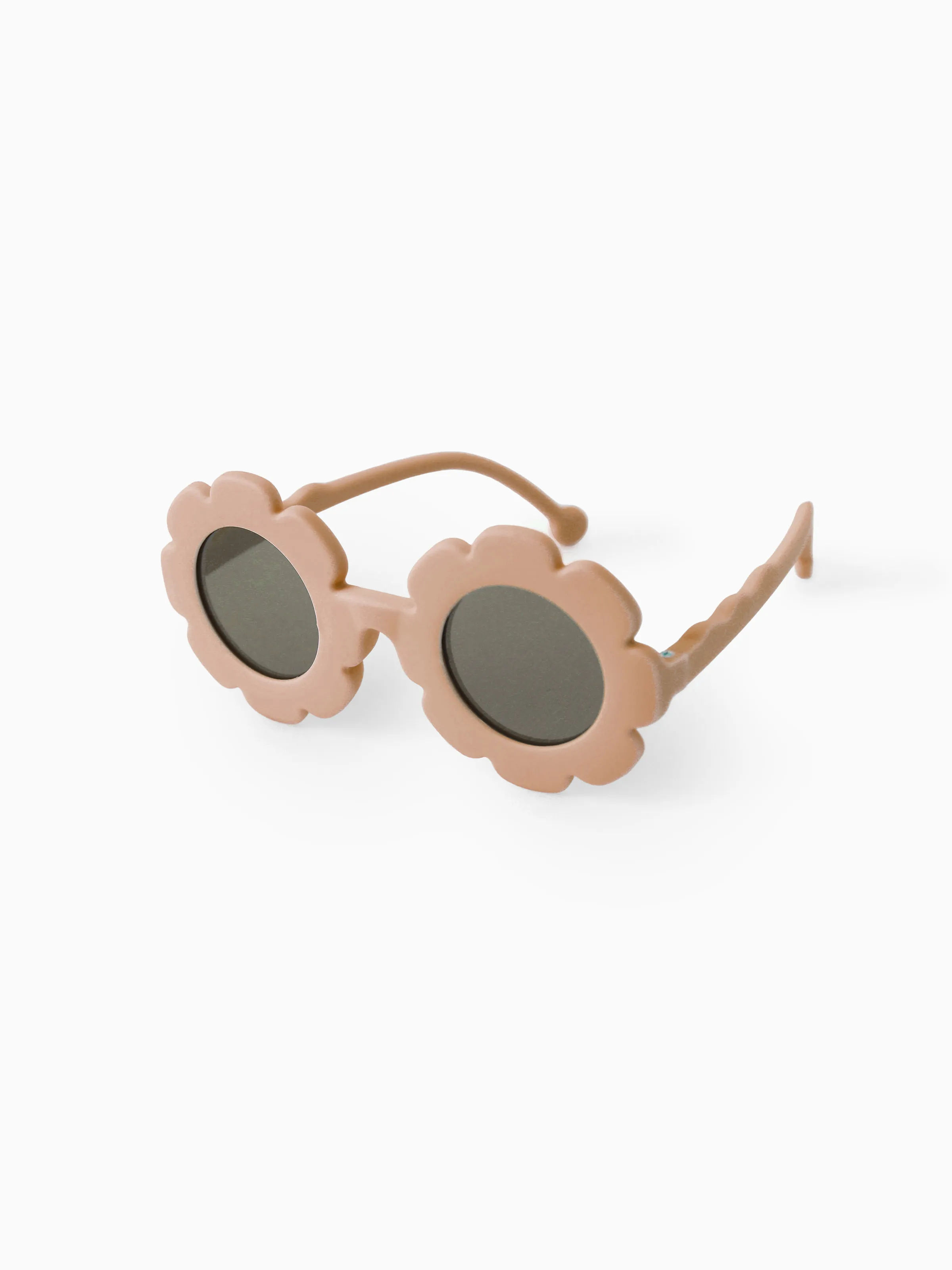 Polarized Sunflower Toddler Sunglasses Silicone Apricot - Image 2