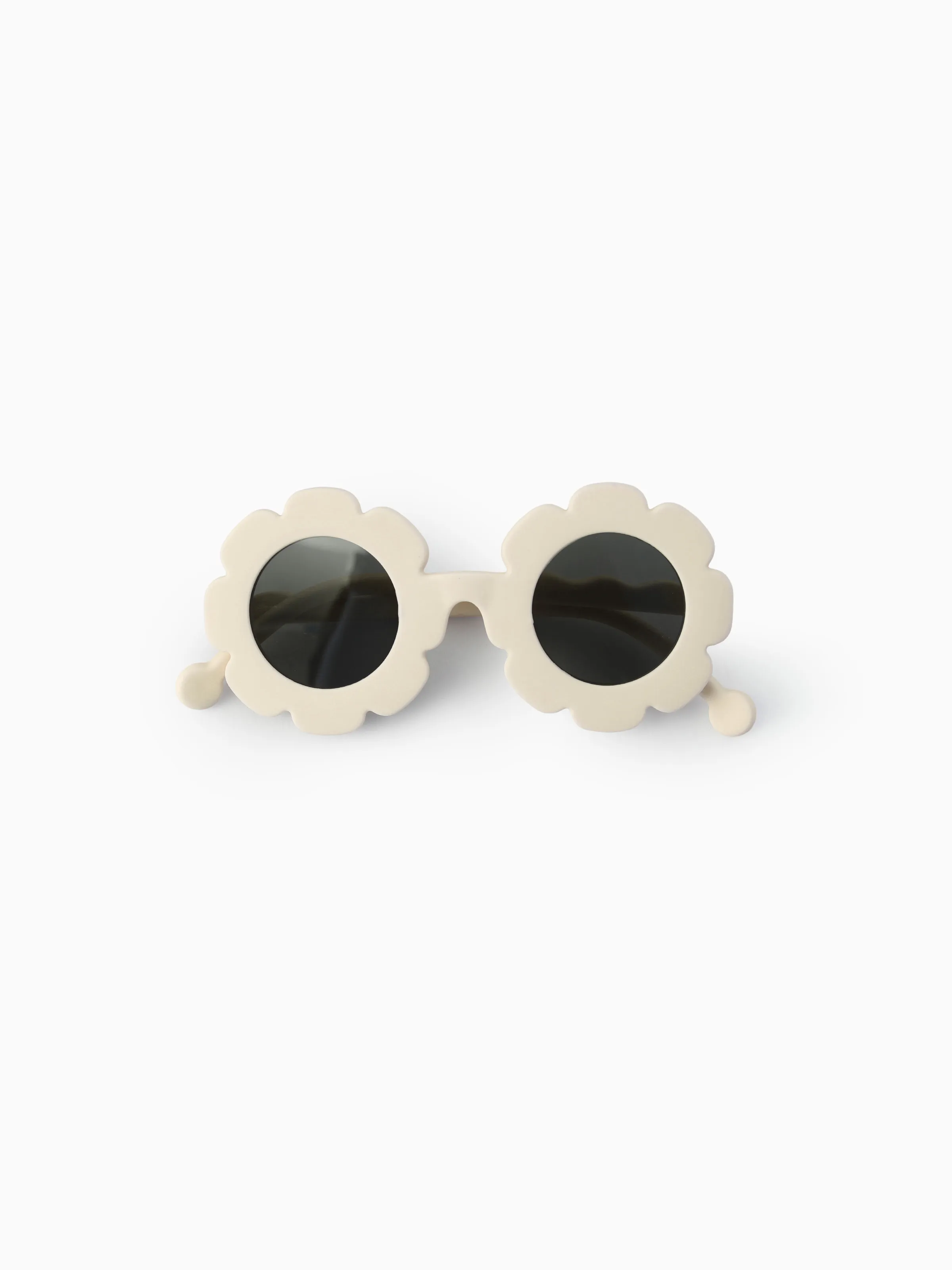 Polarized Sunflower Toddler Sunglasses Silicone Beige