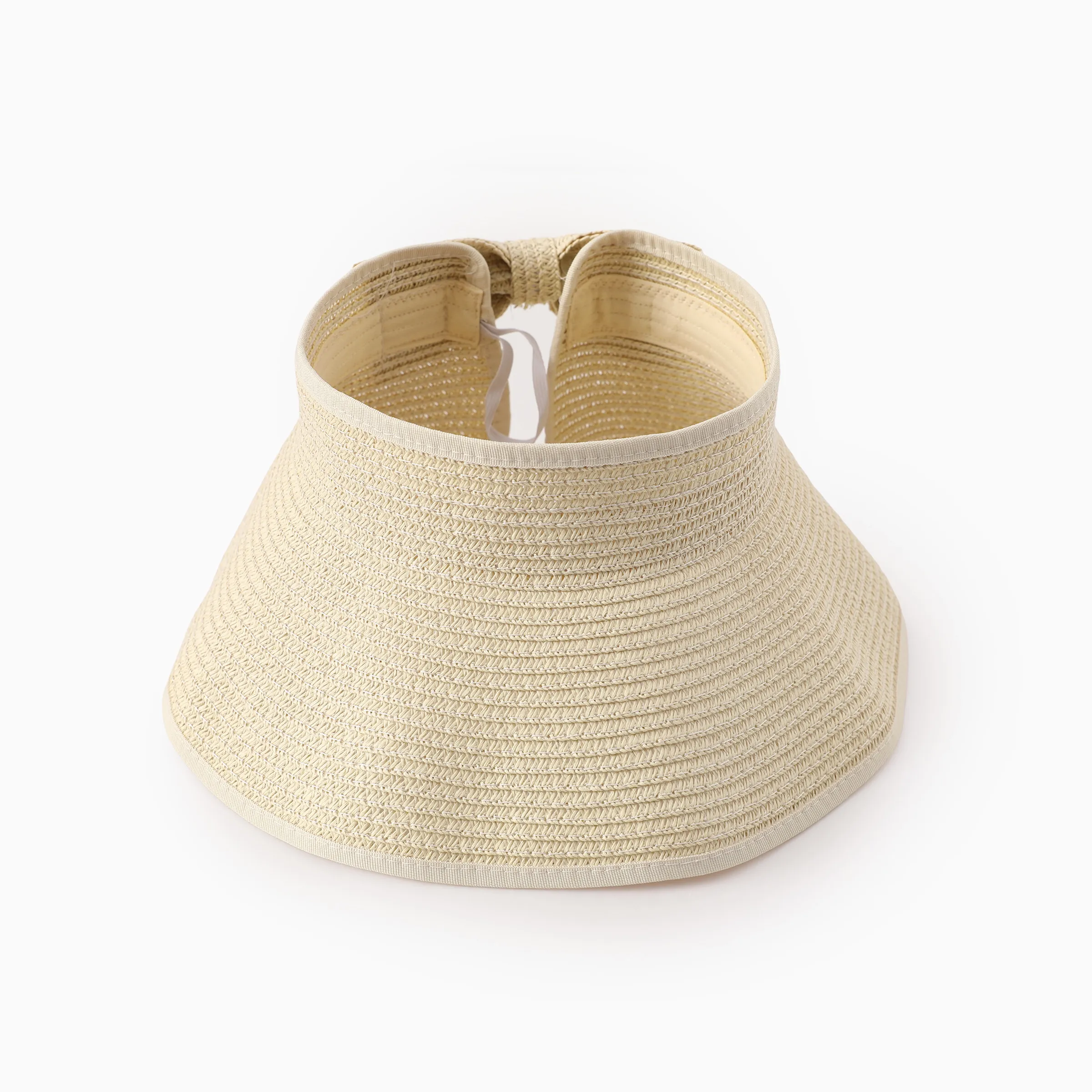 Family Matching Wide Brim Foldable Straw Sun Hats for Beach & Travel - Image 3