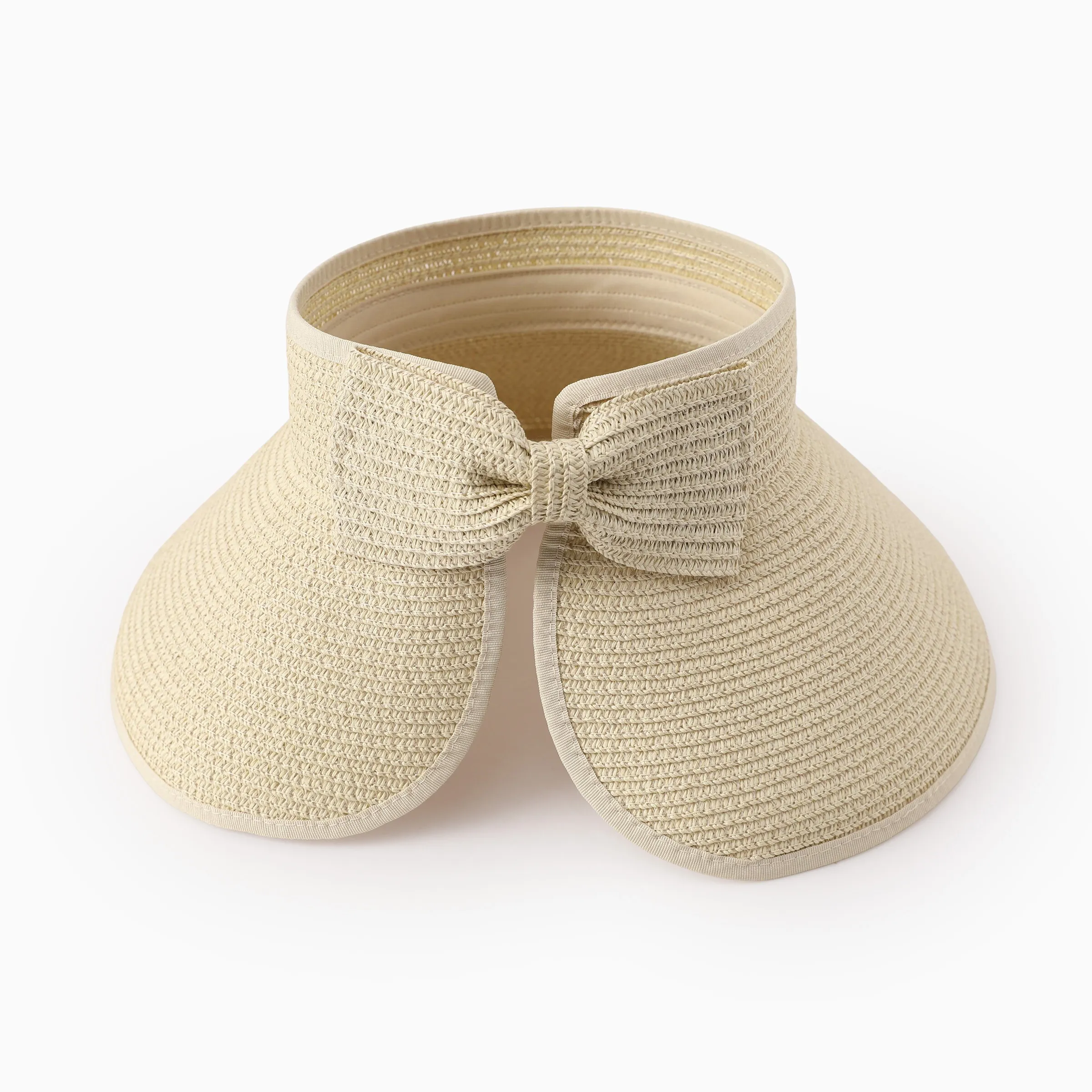 Family Matching Wide Brim Foldable Straw Sun Hats for Beach & Travel - Image 4