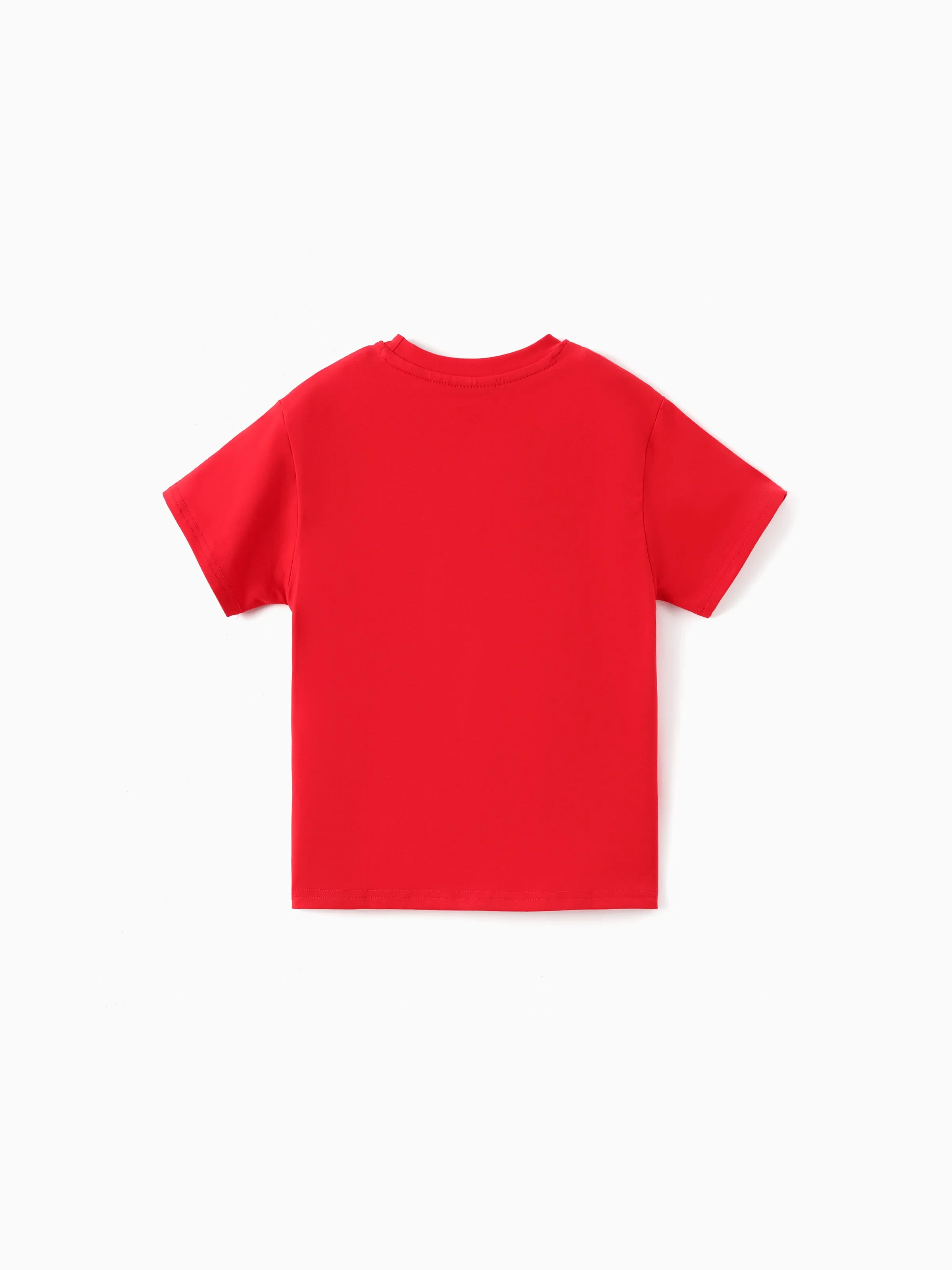 Disney Mickey and Friends Daddy and Me Family matching 1pc Mickey Mouse Graffiti Cotton T-shirt or Colorblock Dress with Built-in Shorts & Pockets or Naia™ Allover Romper Red - Image 8