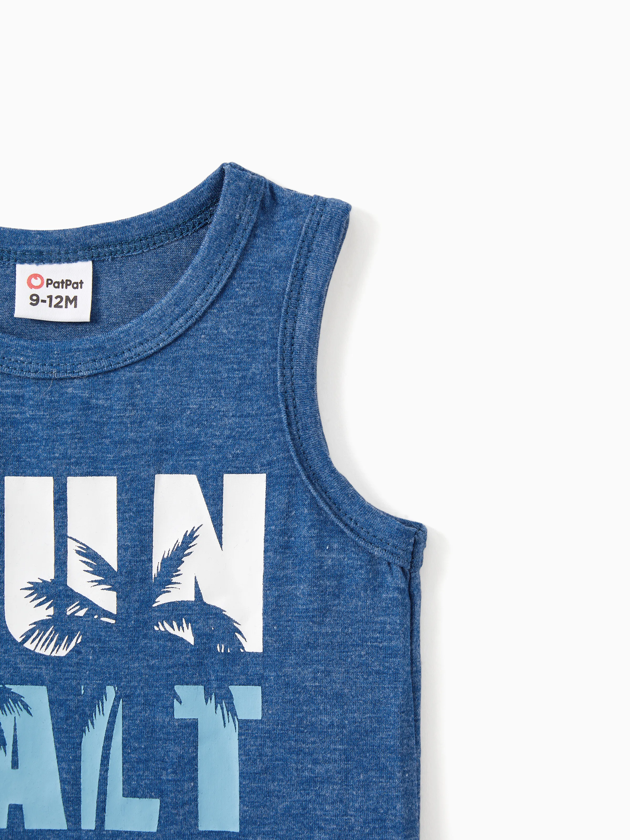 Daddy & Daughter Sets Blue Tank Top or Flowy A-Line Tank Dress with Pockets Blue - Image 14
