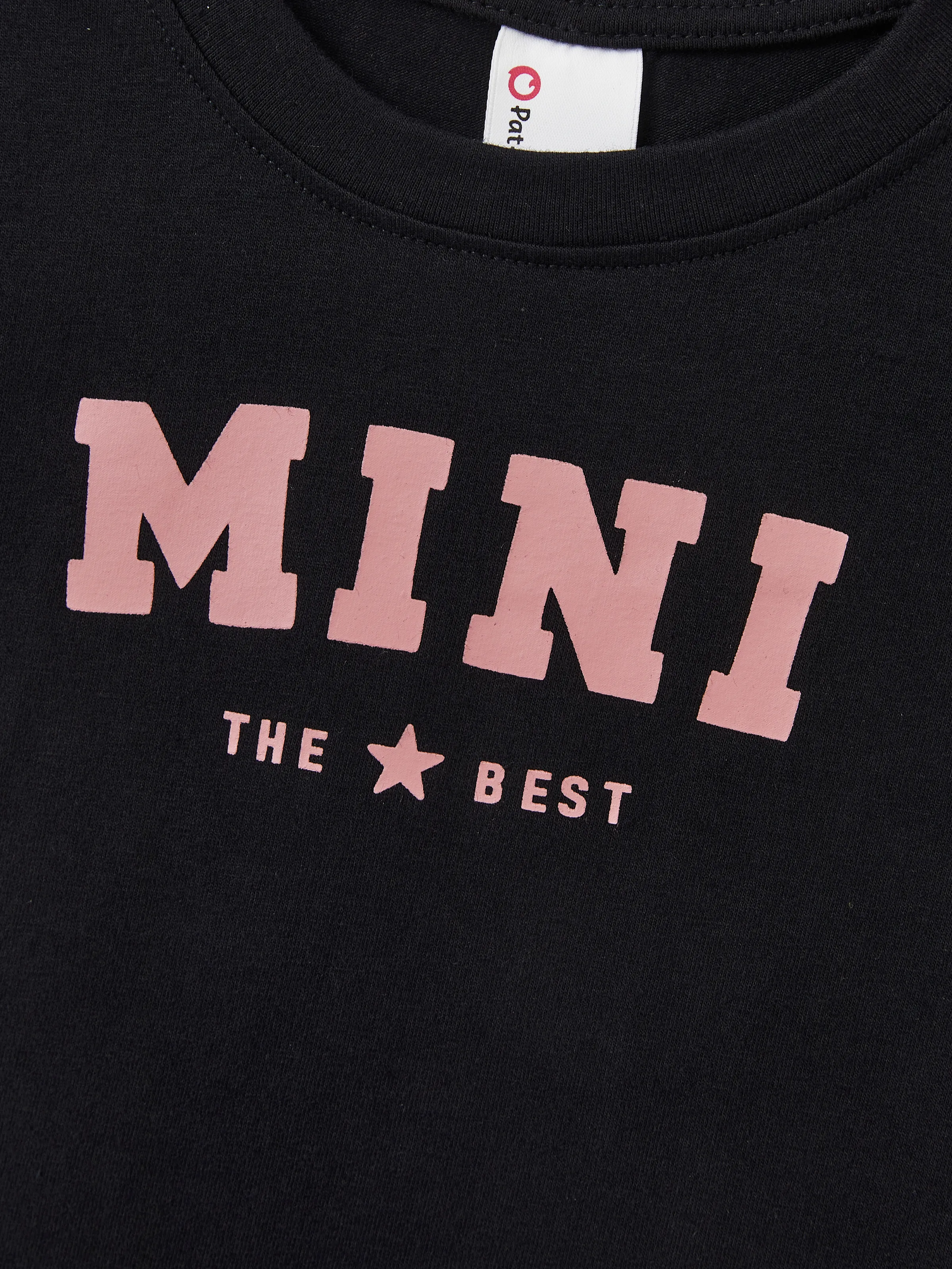 Daddy & Son Cotton T-Shirt & Dress Set Daddy / Mini Print Black Tee for Dad and boy, Floral Print splicing Dress for Mom, girl and Baby, Perfect for Summer Family Outings Black - Image 11
