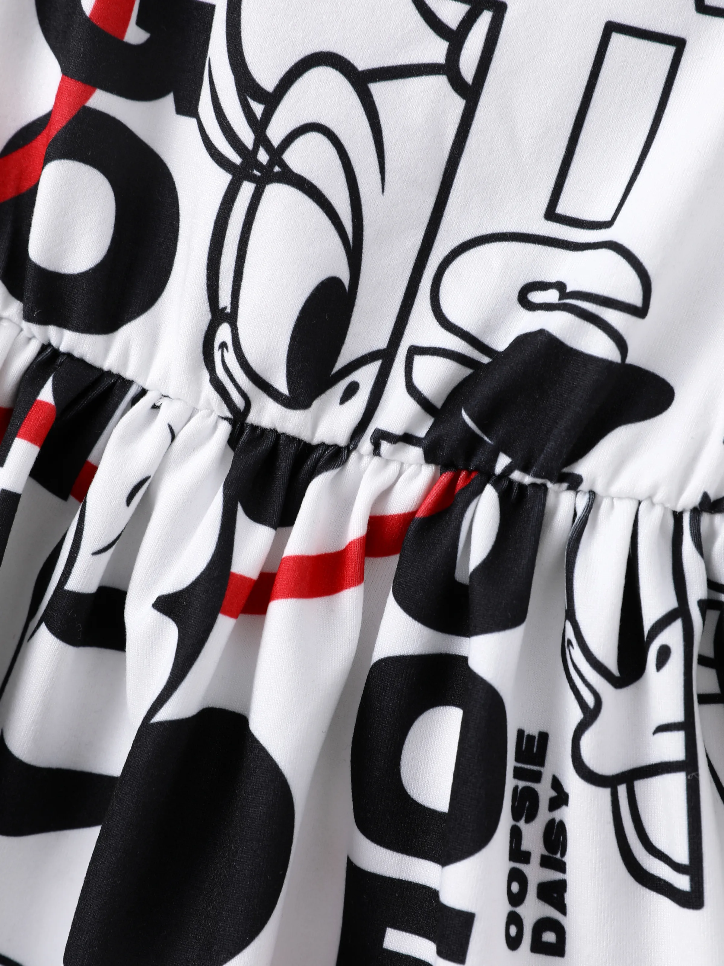 Disney Mickey and Friends Family Matching Graffiti Casual Dress/T-shirt/jumpsuit Black - Image 2