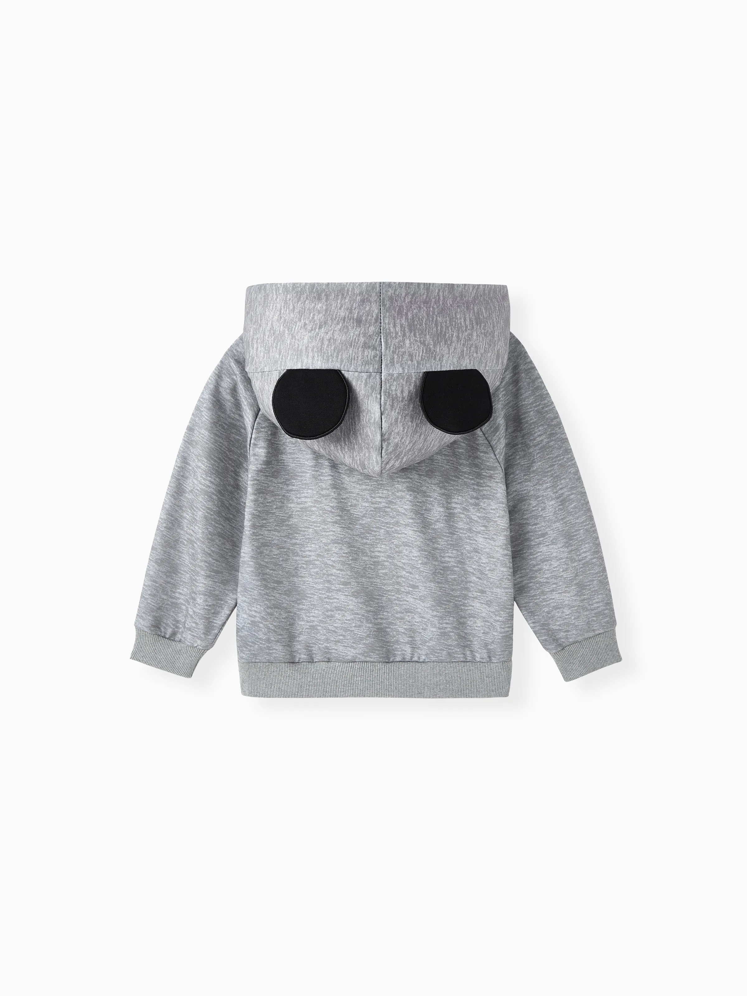 Disney Mickey and Friends Toddler Boy Mickey Character Stereo Ear Hoodies Dark Grey - Image 2