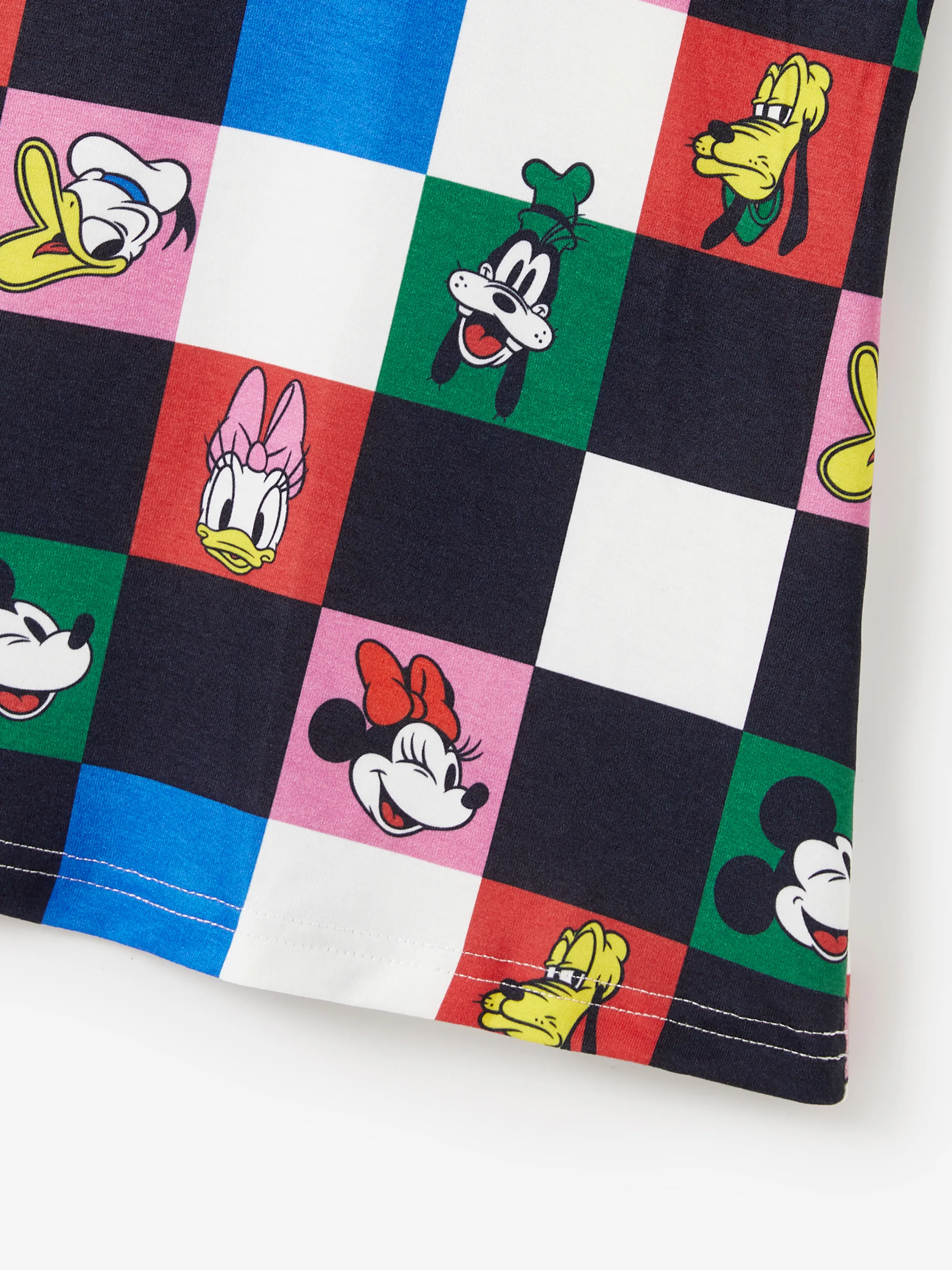Disney Mickey and Friends Toddler/Kid Girl Naia™ Colorful Checkered Pattern Sleeveless Dress Multi-color - Image 6