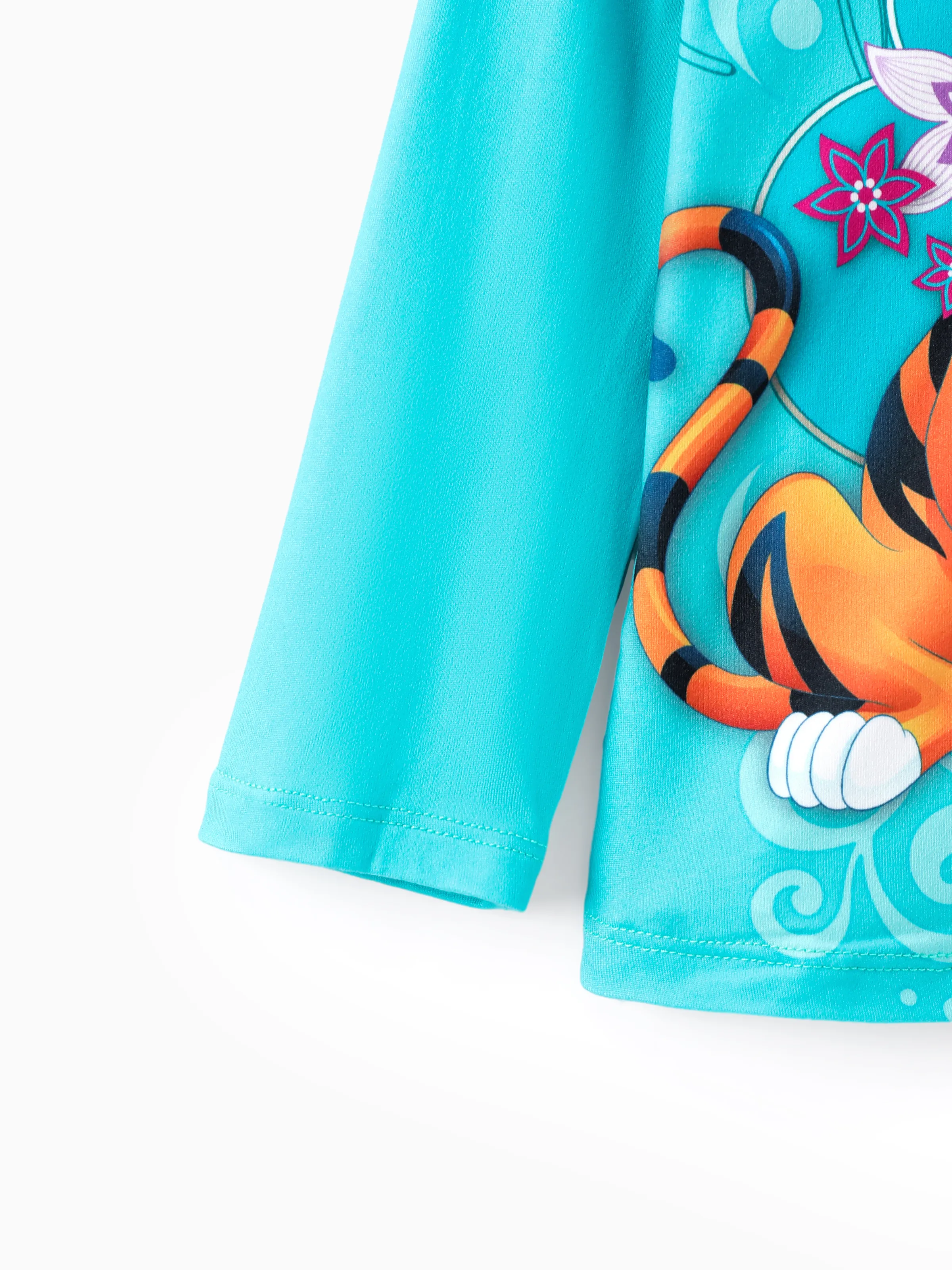 Disney Princess Baby Girl 2pcs Jasmine Print Top and Leggings Set Turquoise - Image 5