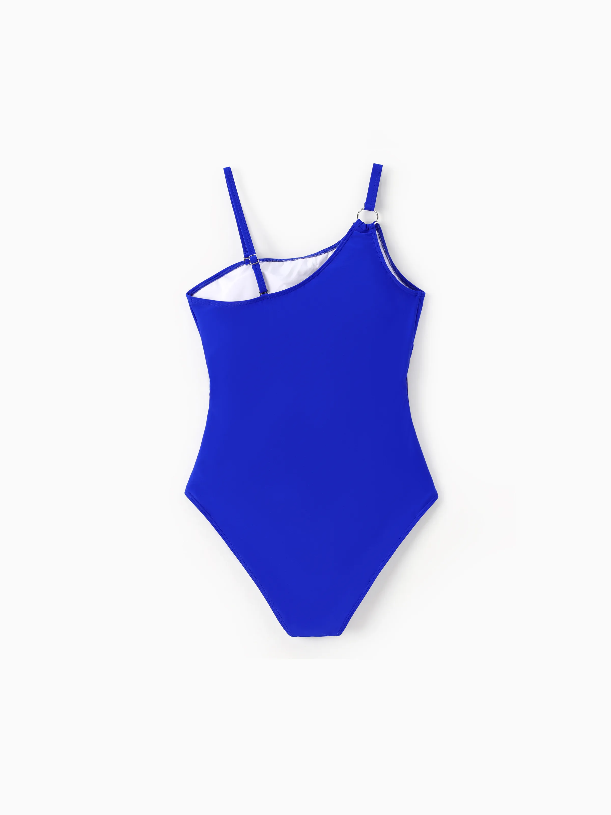 Family Matching Blue Drawstring Swim Trunks or Blue One-Piece Strap Swimsuit
Blue - Image 3