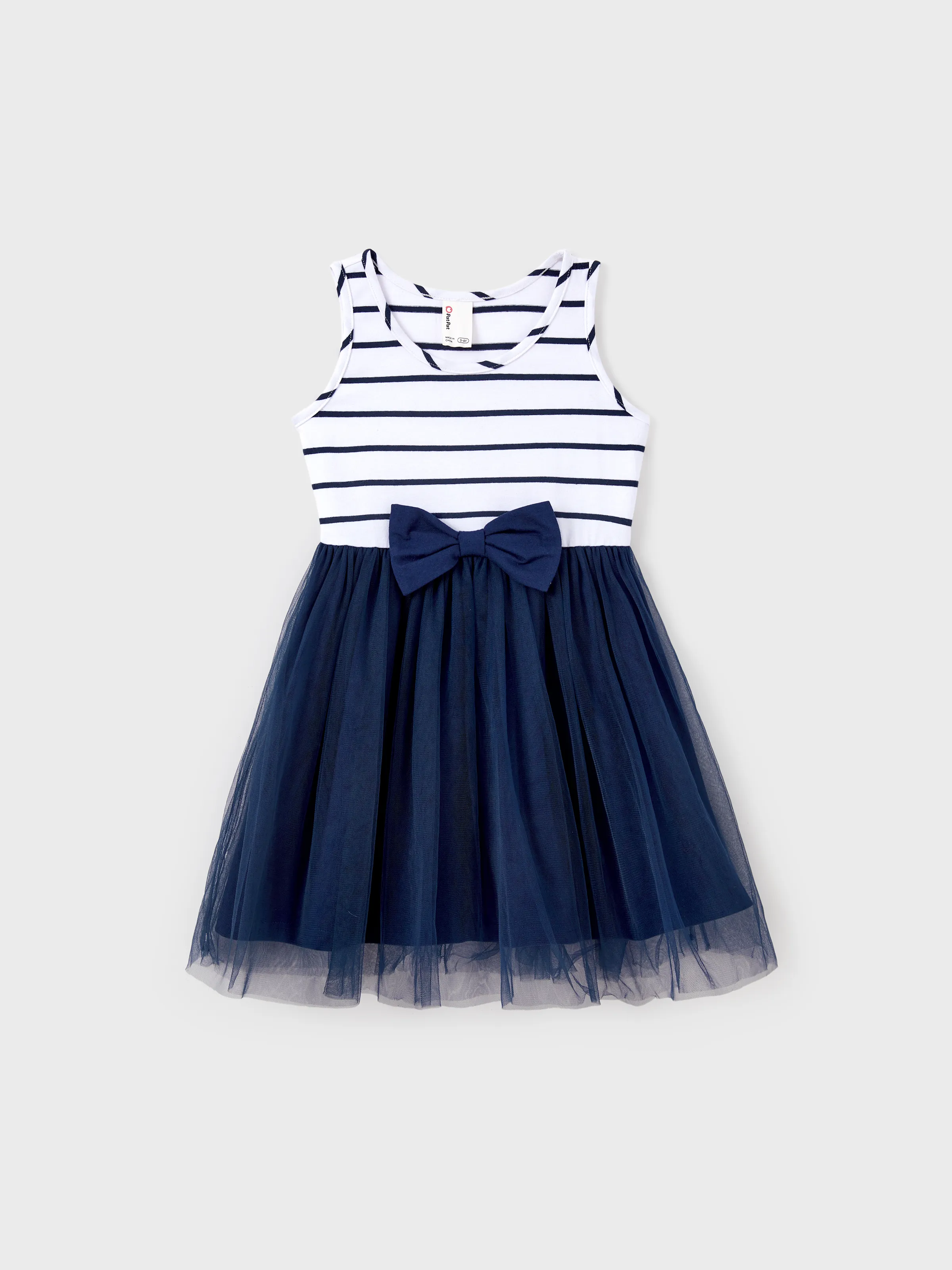 Family Matching Cotton T-Shirt & Dress Set – Sunny Days Palm Print for Dad, Mom, Baby & Toddler, Perfect for Summer Vacations & Family Outings Tibetan blue - Image 8