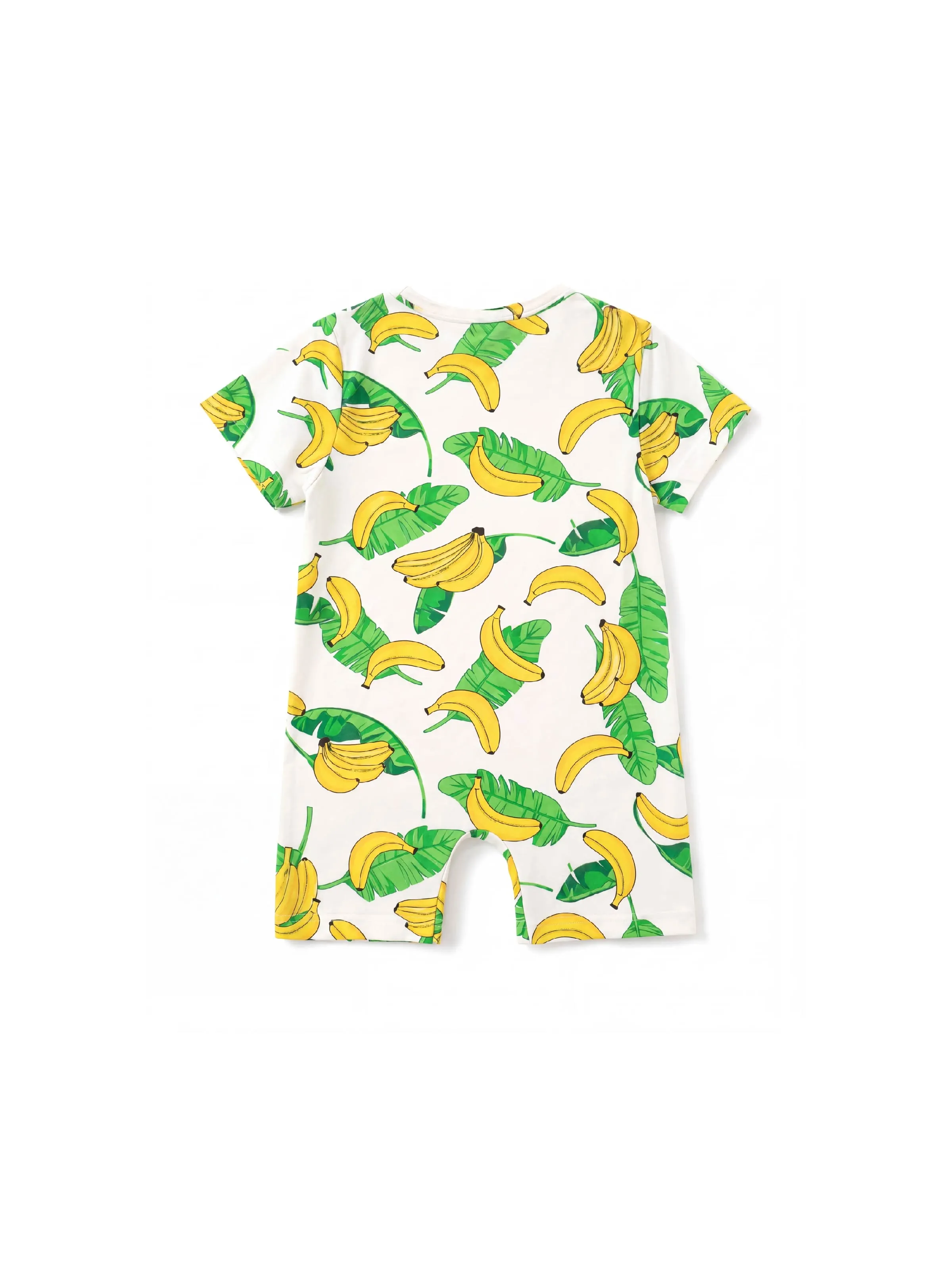 Fresh Market Baby Boy Banana Print Romper Yellow - Image 4