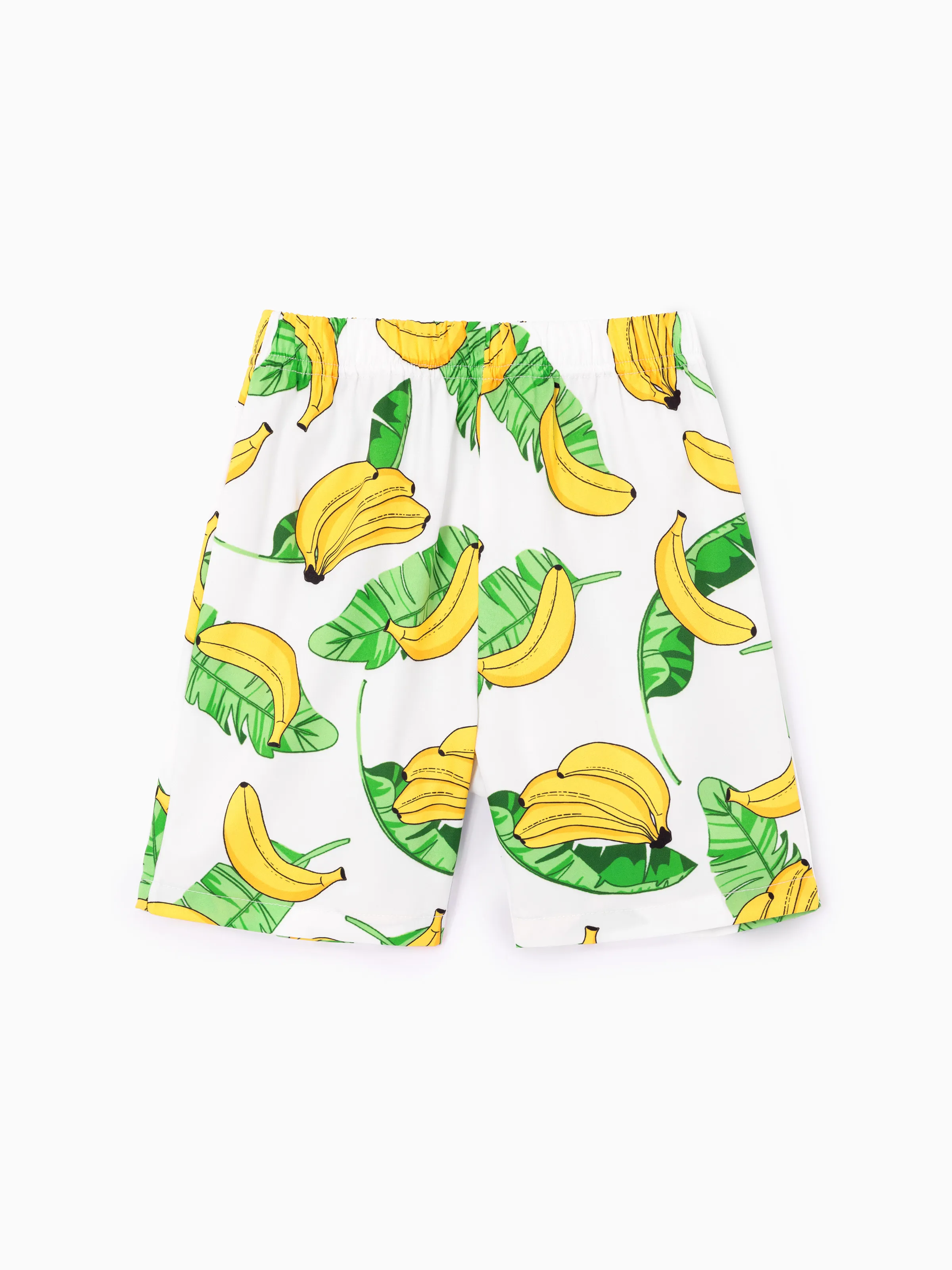 Fresh Market Toddler Boy Banana Shirt & Shorts Set Yellow - Image 4