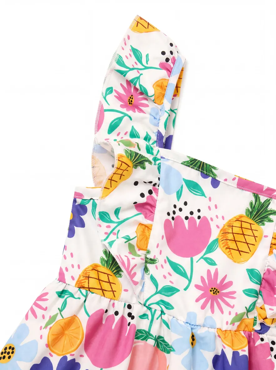 Fresh Market Toddler Girl Fruit Blossom Dress Multi-color - Image 4