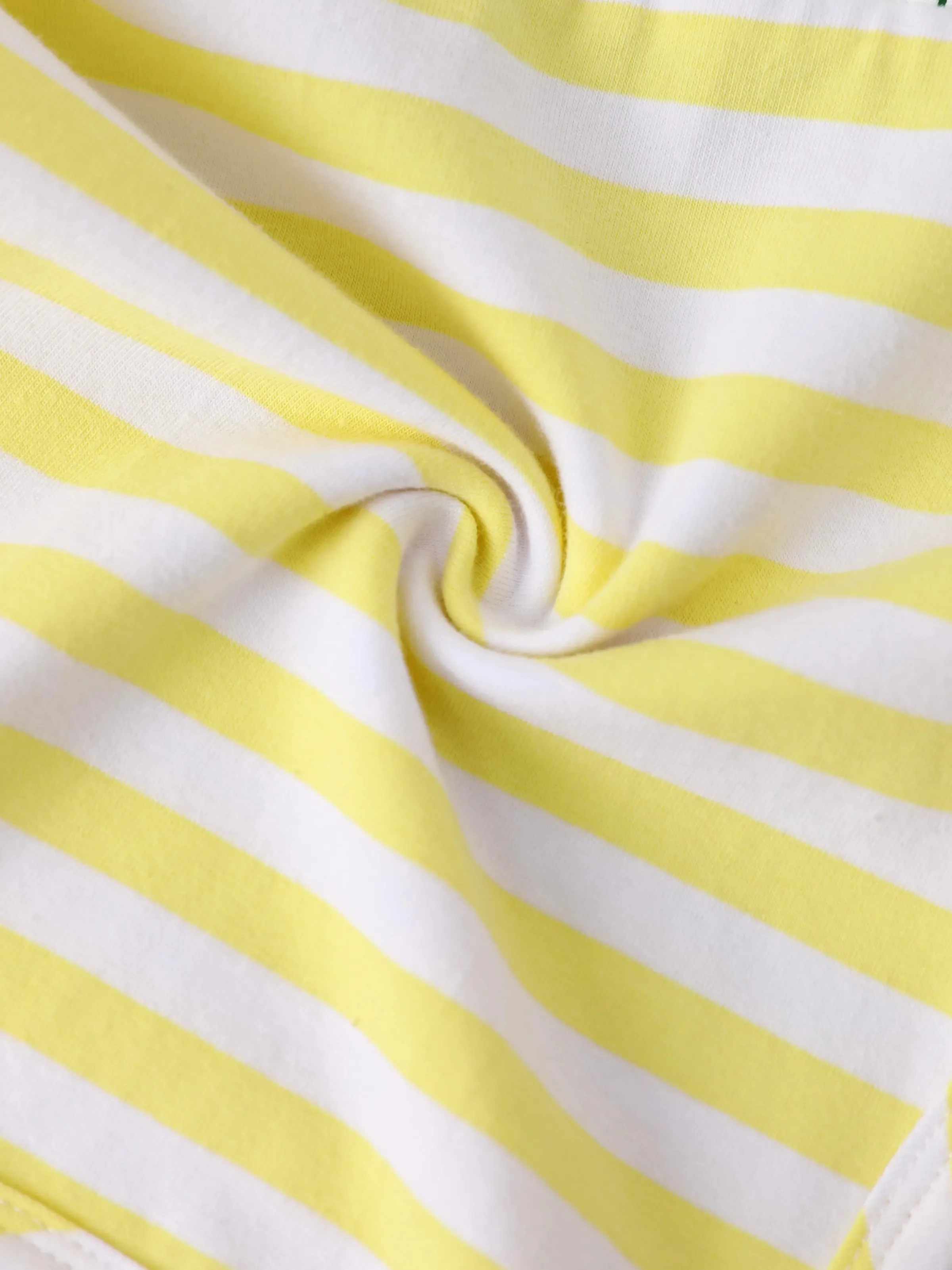 Fresh Market Toddler Girl Lemon Print Dress Yellow+White - Image 5
