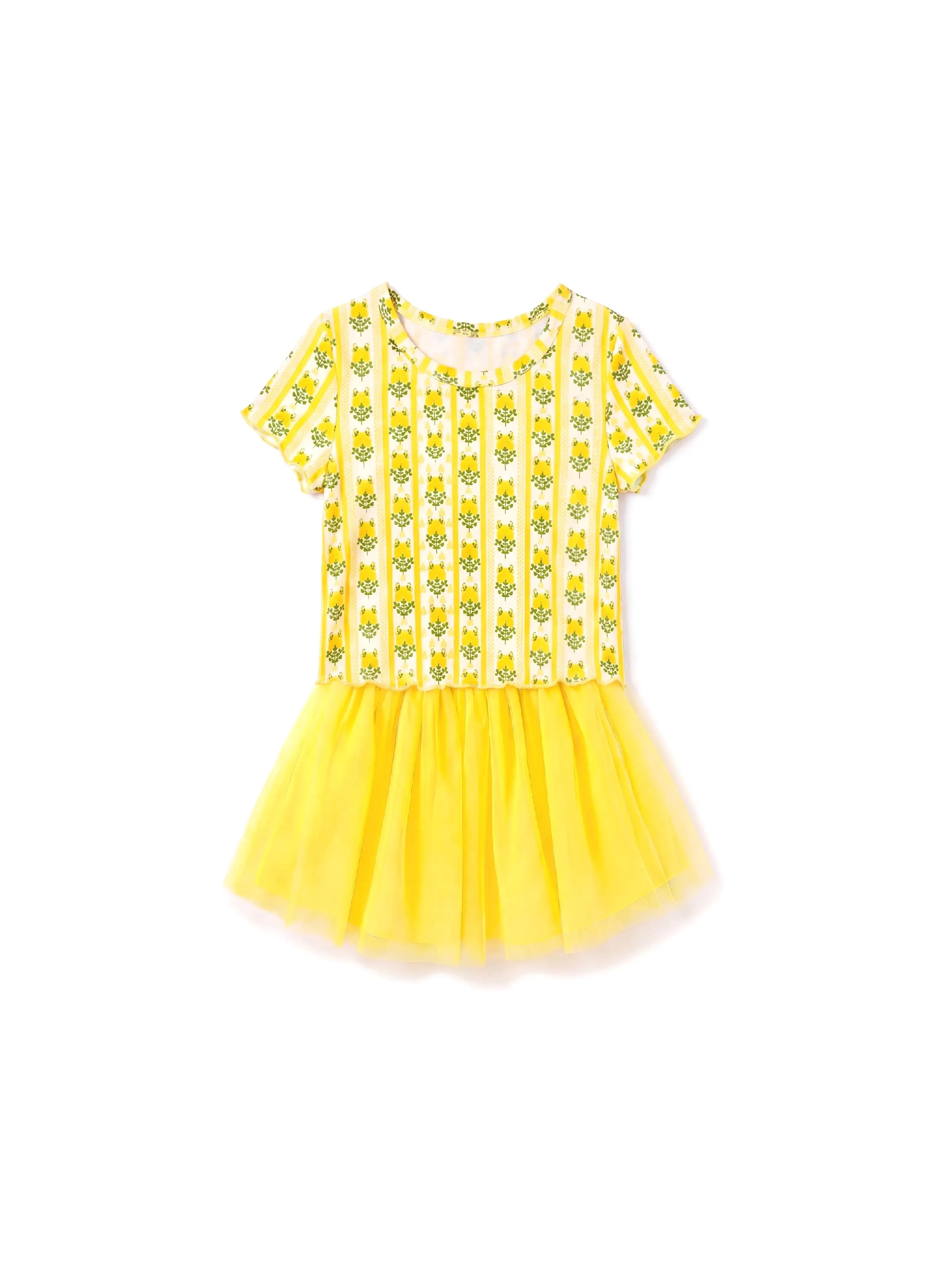 Fresh Market Toddler Girl Top & Skirt Set Yellow - Image 2