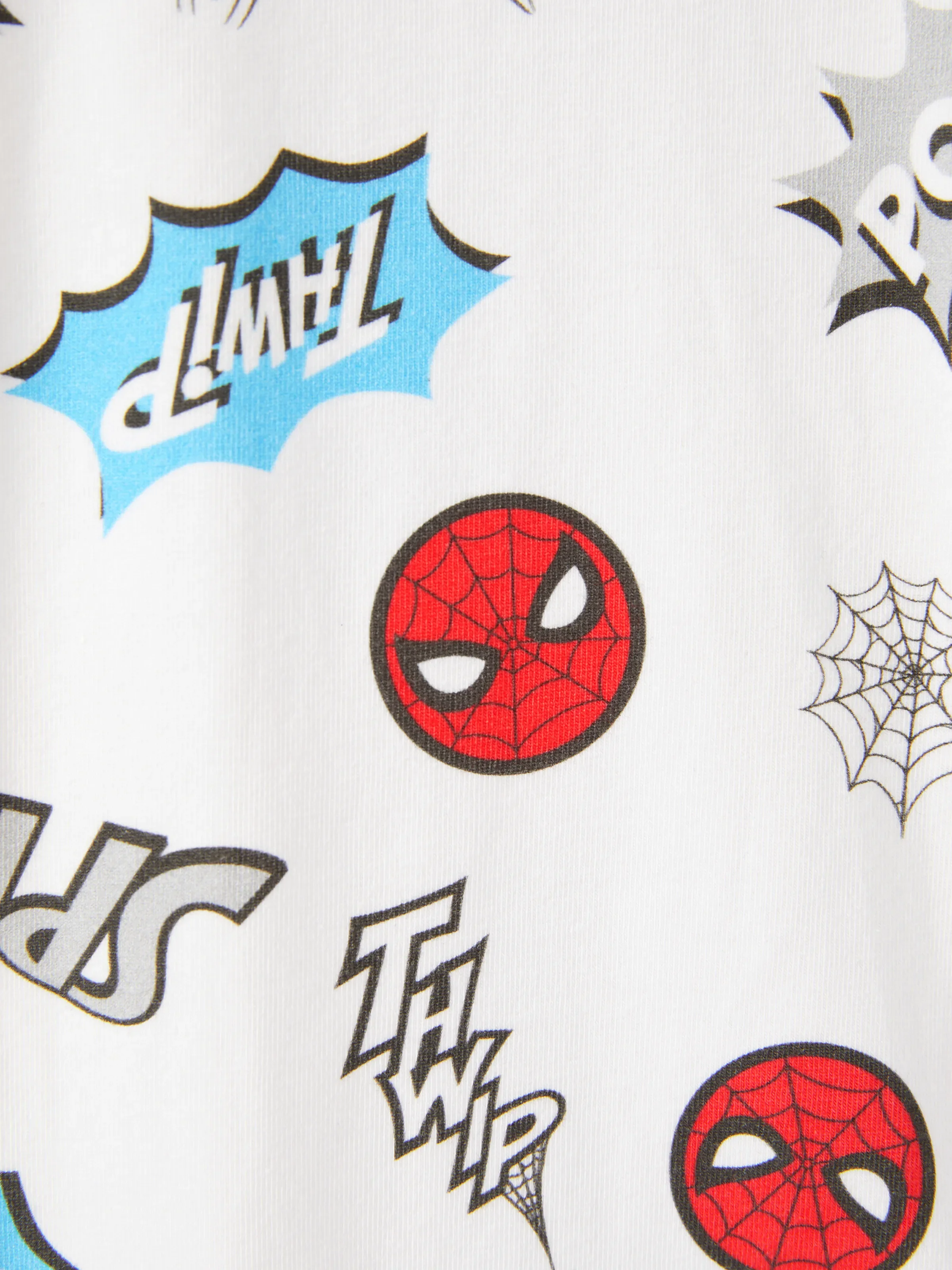 Marvel Baby Boy Spider-Man Graphic Childlike Organic Cotton Longsleeves Jumpsuit White - Image 2