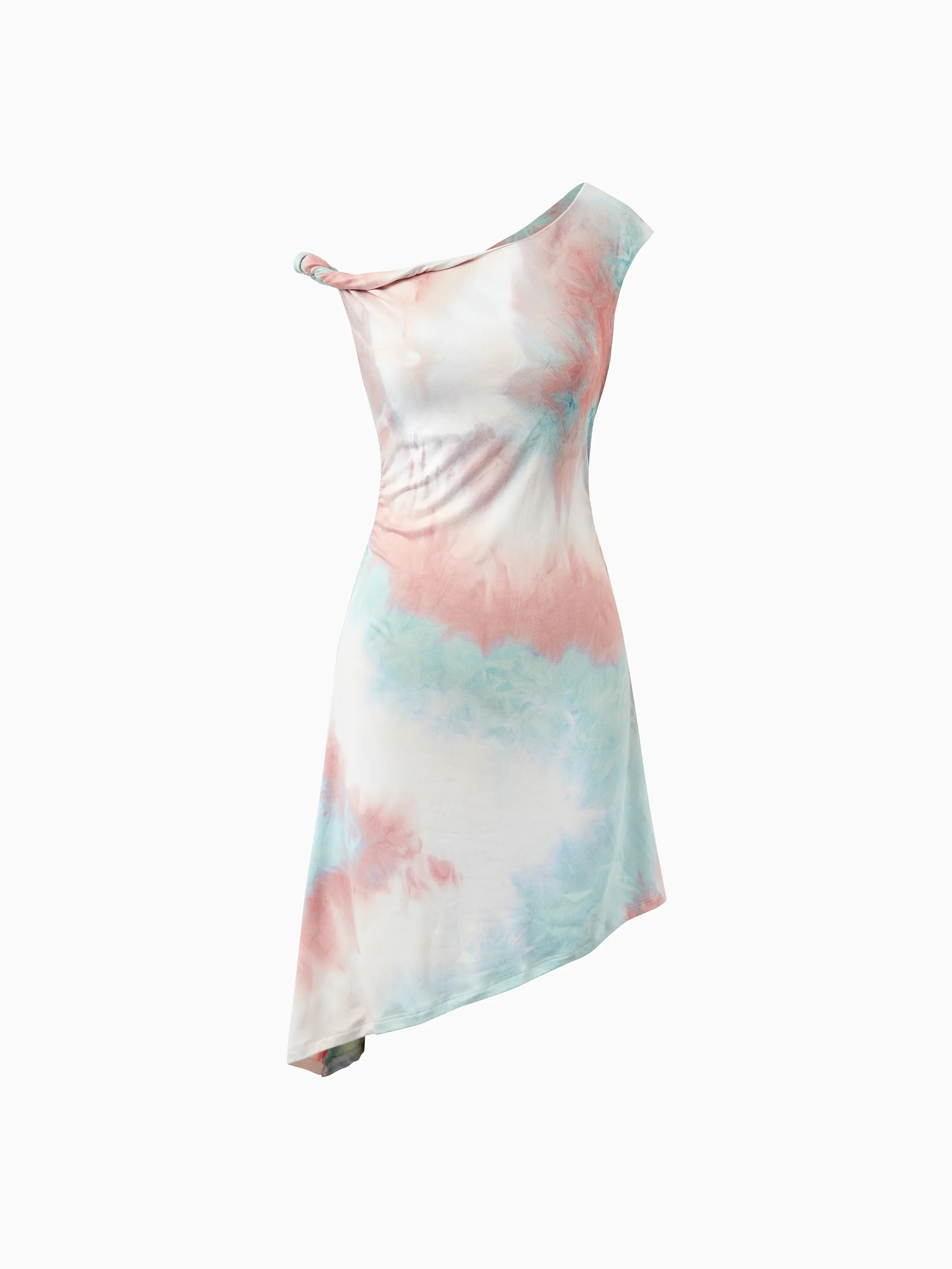 Mommy and Me Matching Tie Dye Dress Set for Women, Girls & Baby Romper
 Multi-color - Image 3