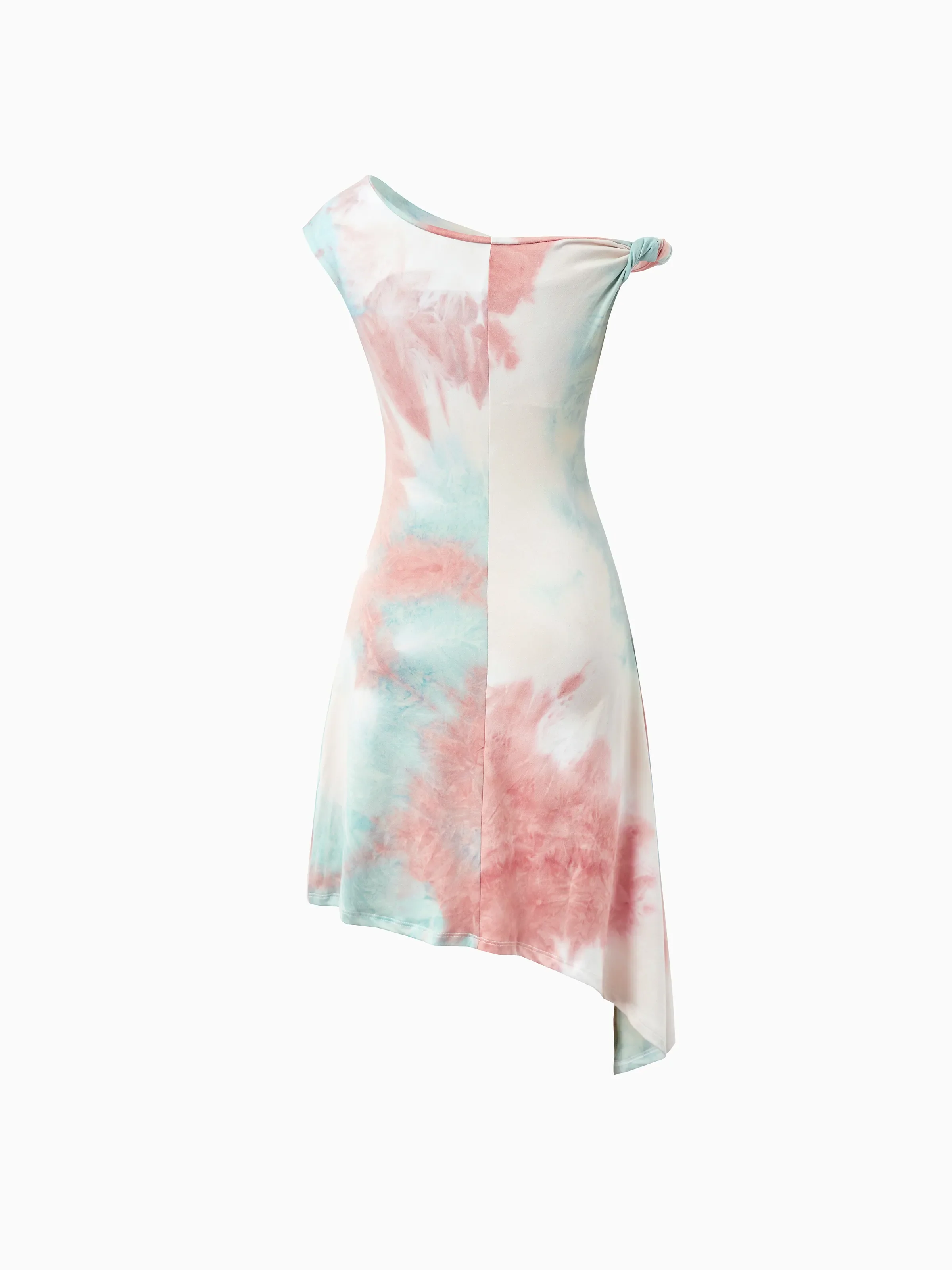 Mommy and Me Matching Tie Dye Dress Set for Women, Girls & Baby Romper
 Multi-color - Image 4