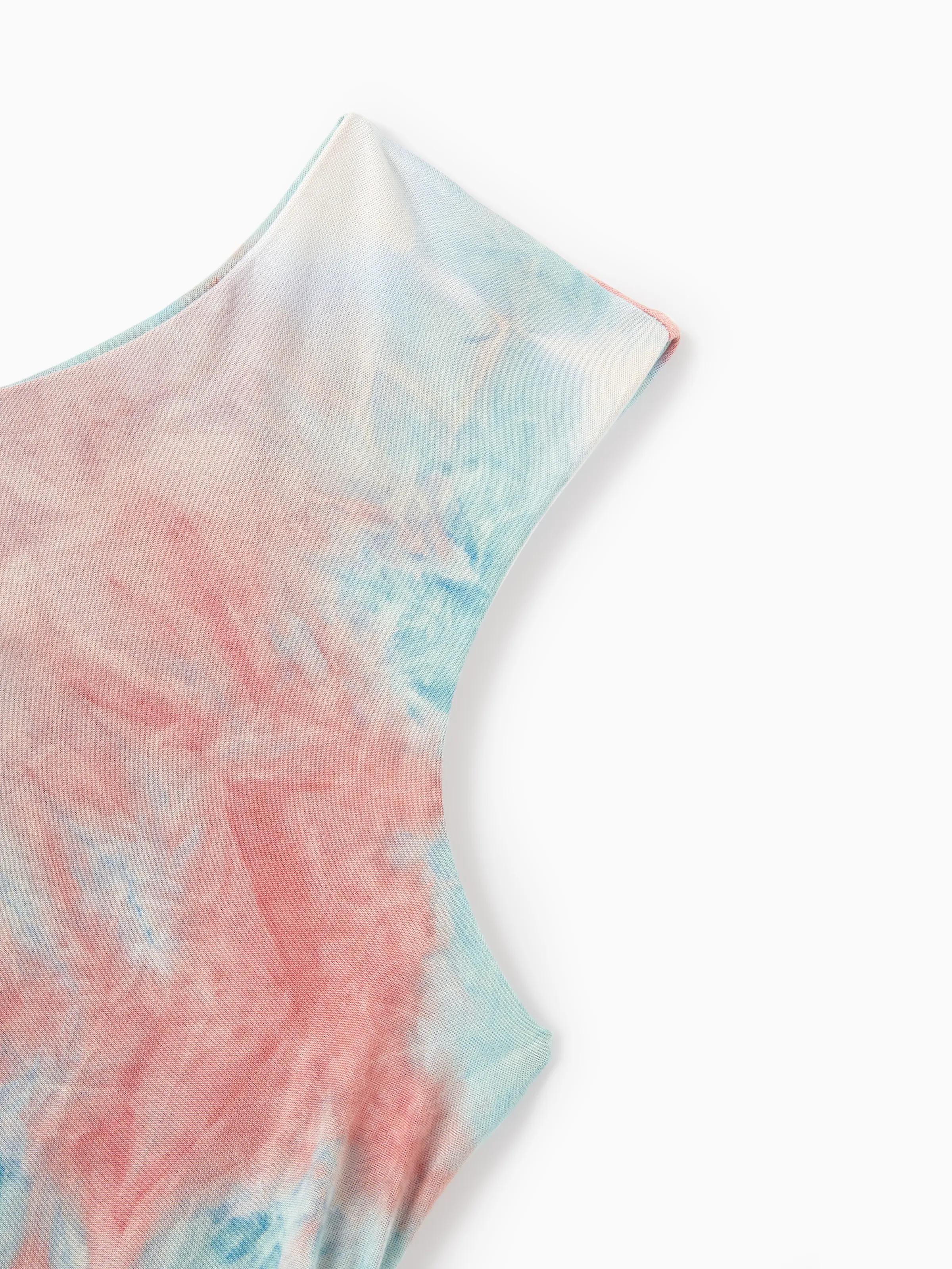 Mommy and Me Matching Tie Dye Dress Set for Women, Girls & Baby Romper
 Multi-color - Image 7