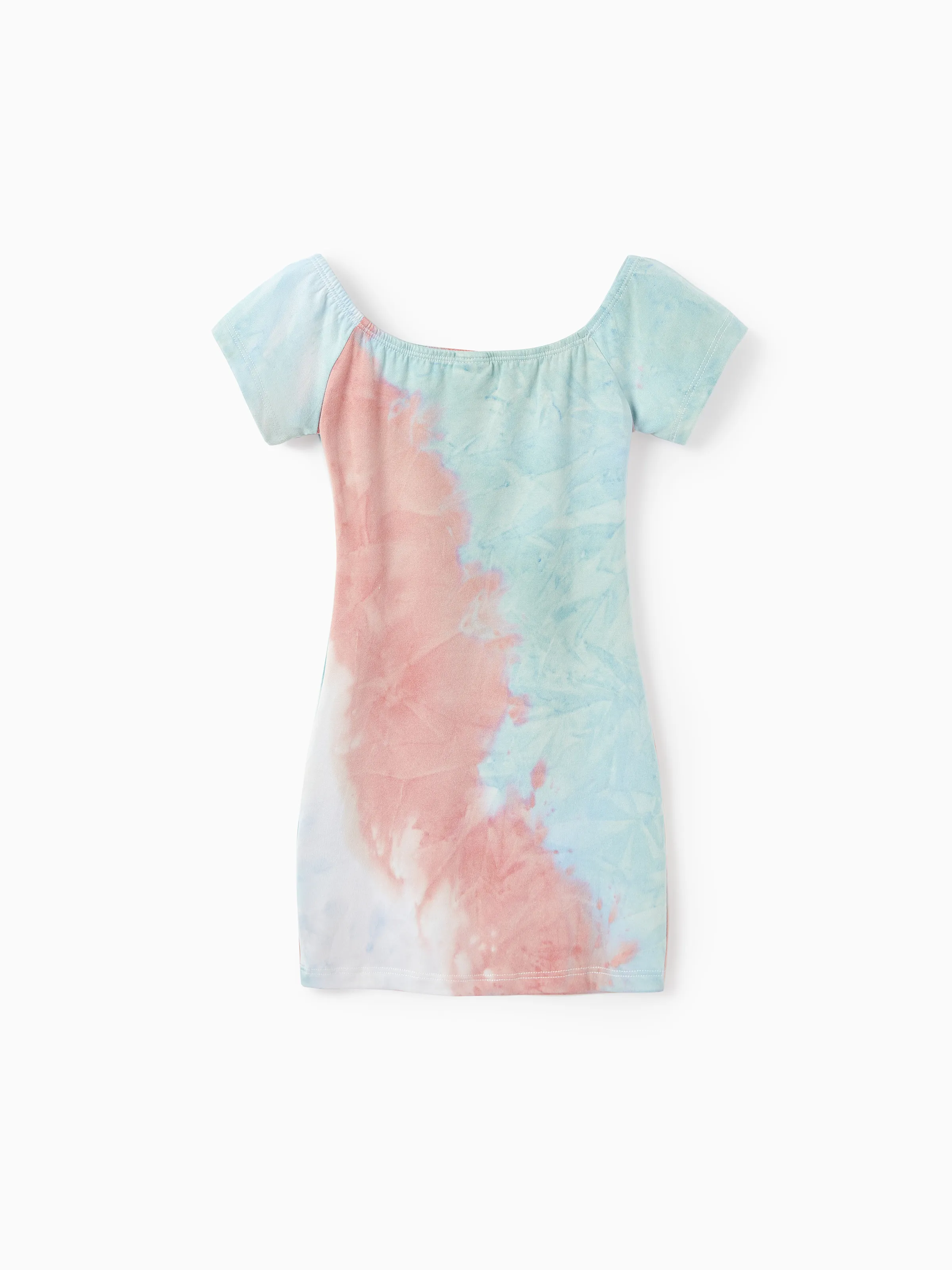 Mommy and Me Matching Tie Dye Dress Set for Women, Girls & Baby Romper
 Multi-color - Image 9