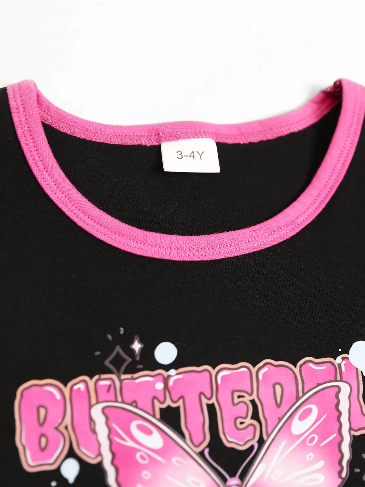 NEON Pop Toddler/Kid Girl Cargo Pants Set Hot Pink - Image 5