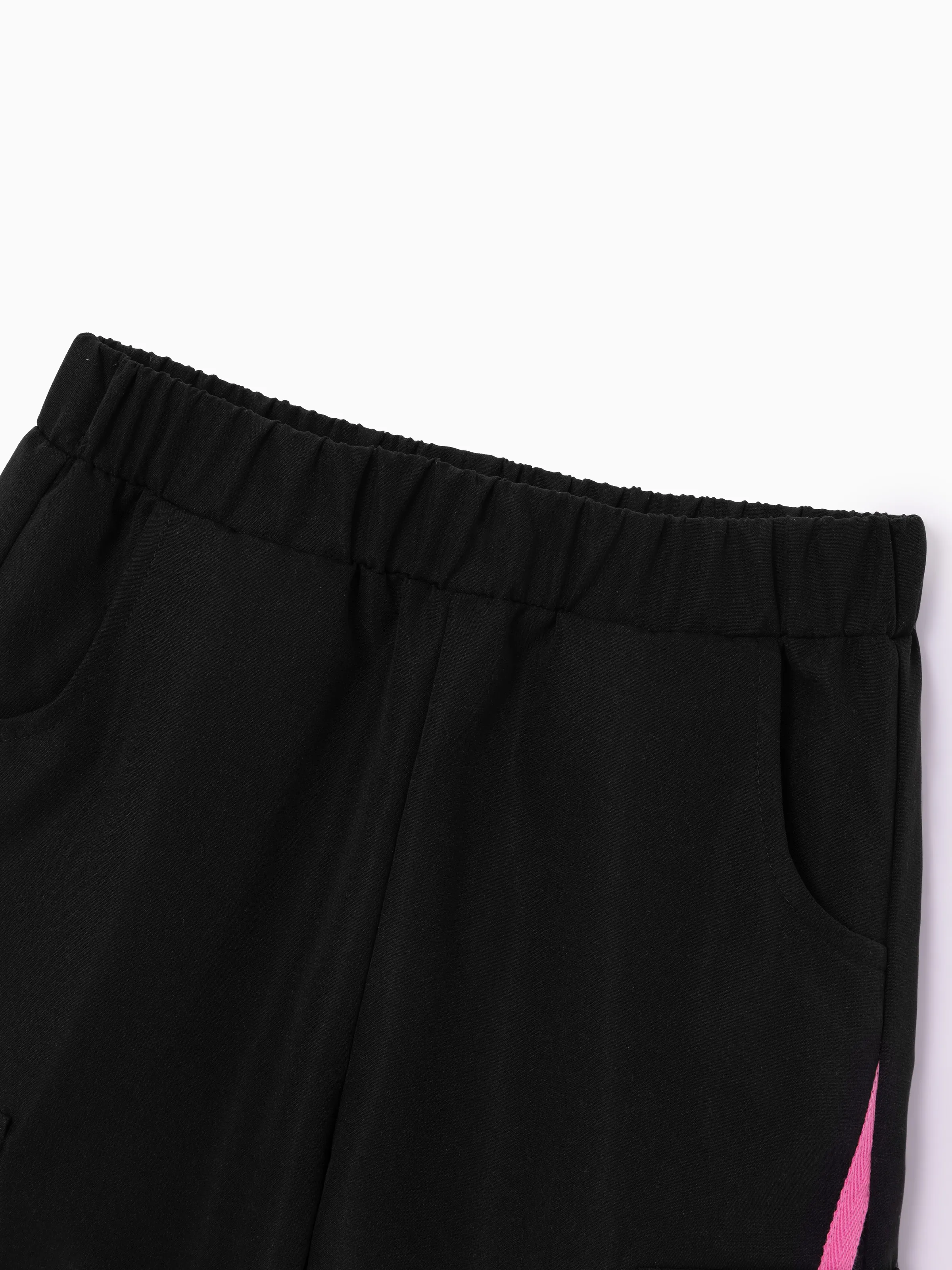 NEON Pop Toddler/Kid Girl Cargo Top Pants Set Hot Pink - Image 12