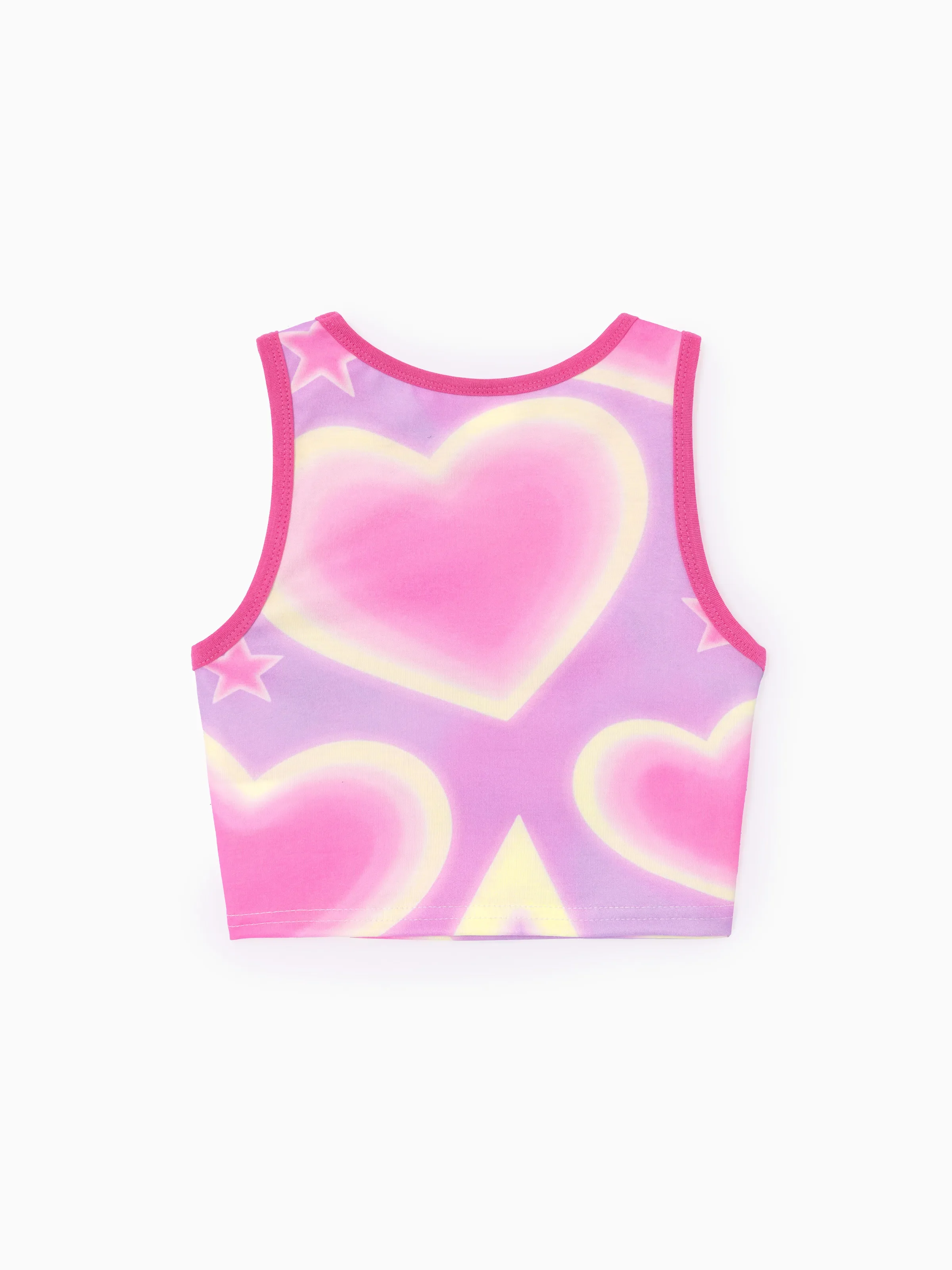 NEON Pop Toddler/Kid Girl Cargo Top Pants Set Hot Pink - Image 5