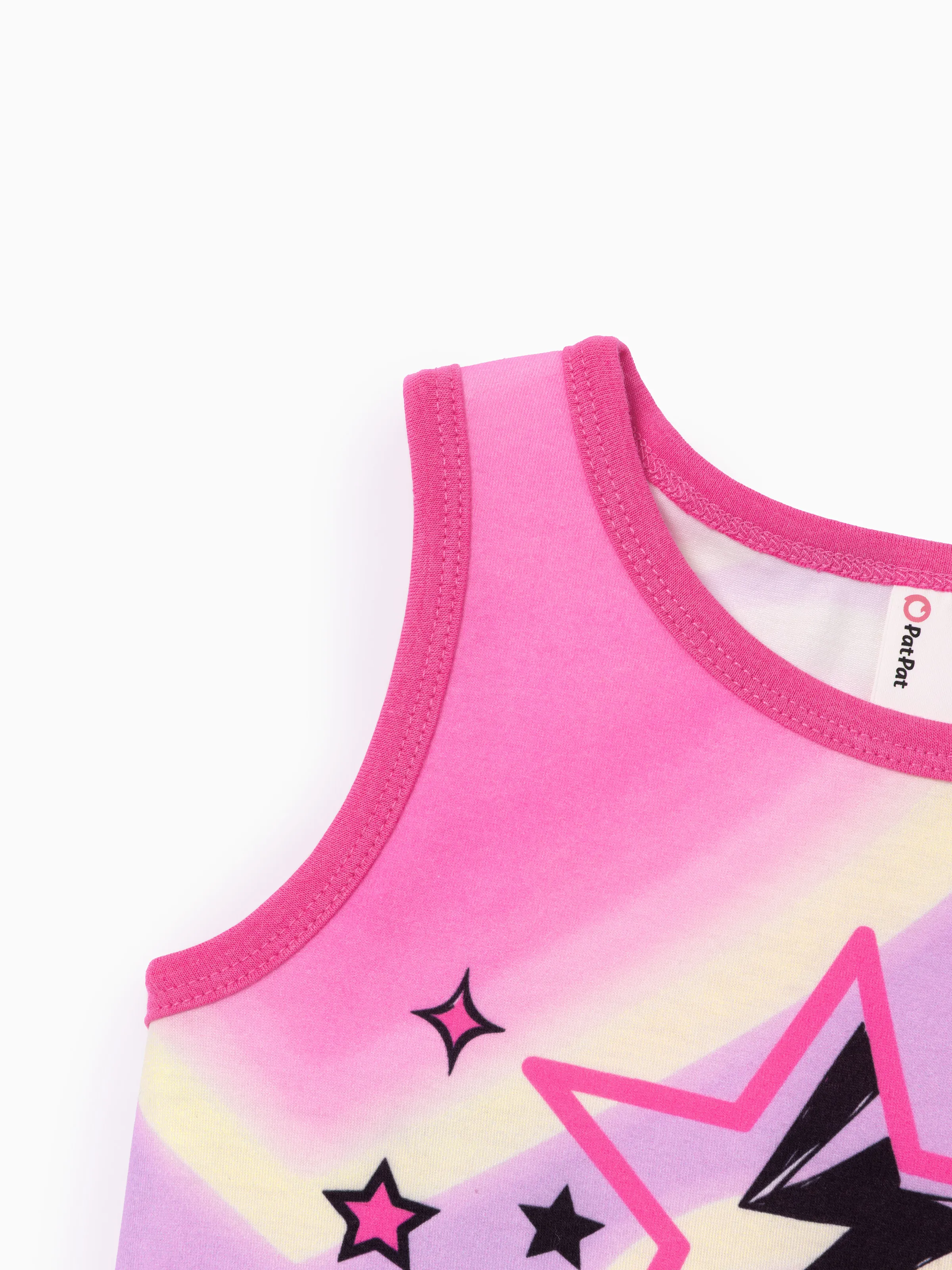 NEON Pop Toddler/Kid Girl Cargo Top Pants Set Hot Pink - Image 7