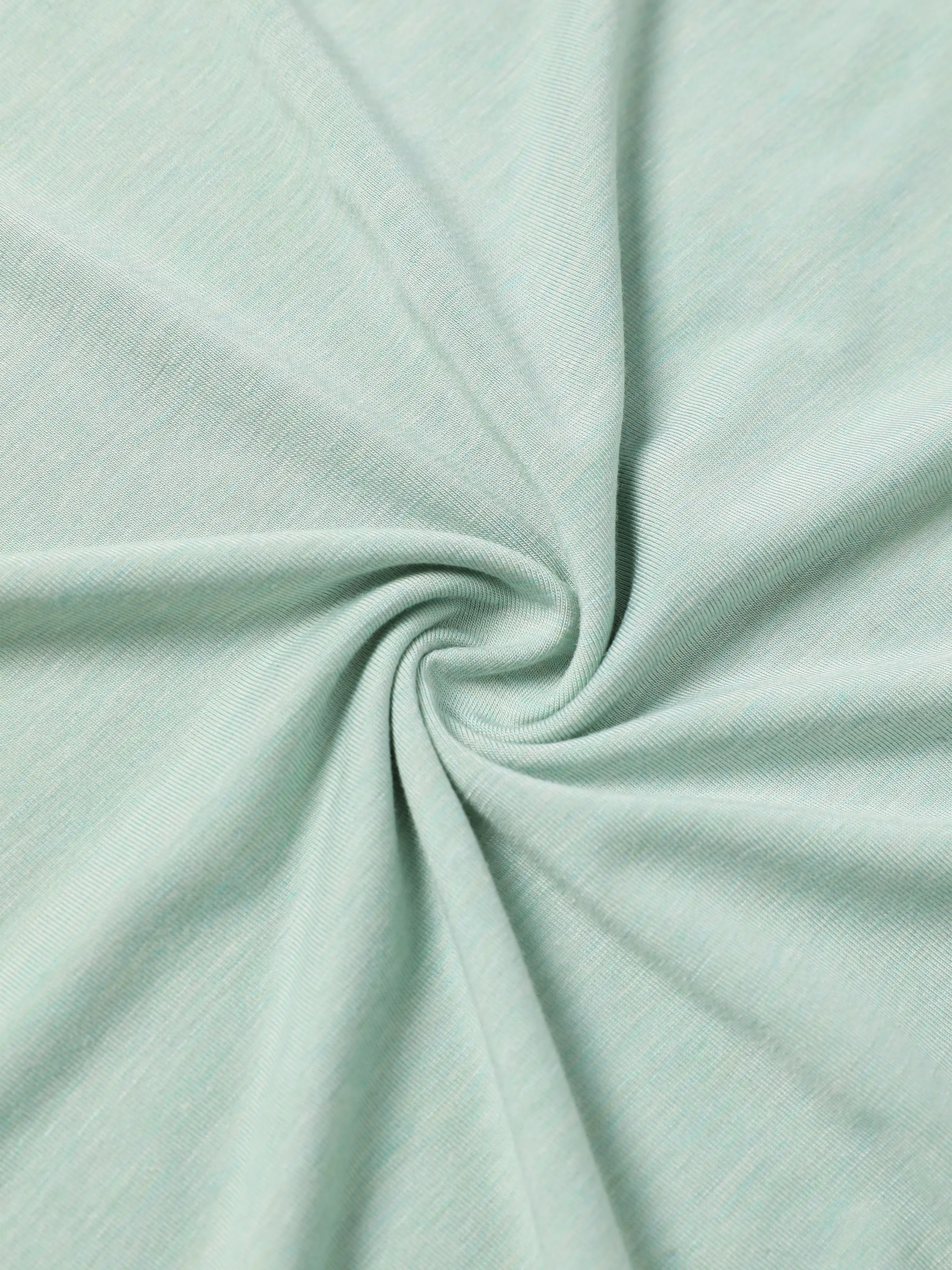Newborn Bamboo Set for Mom & Baby Ultra Soft Bamboo Robe for Mom, Swaddle Blanket with Hat, Breathable & Gentle for Newborn Care Mint Green - Image 7
