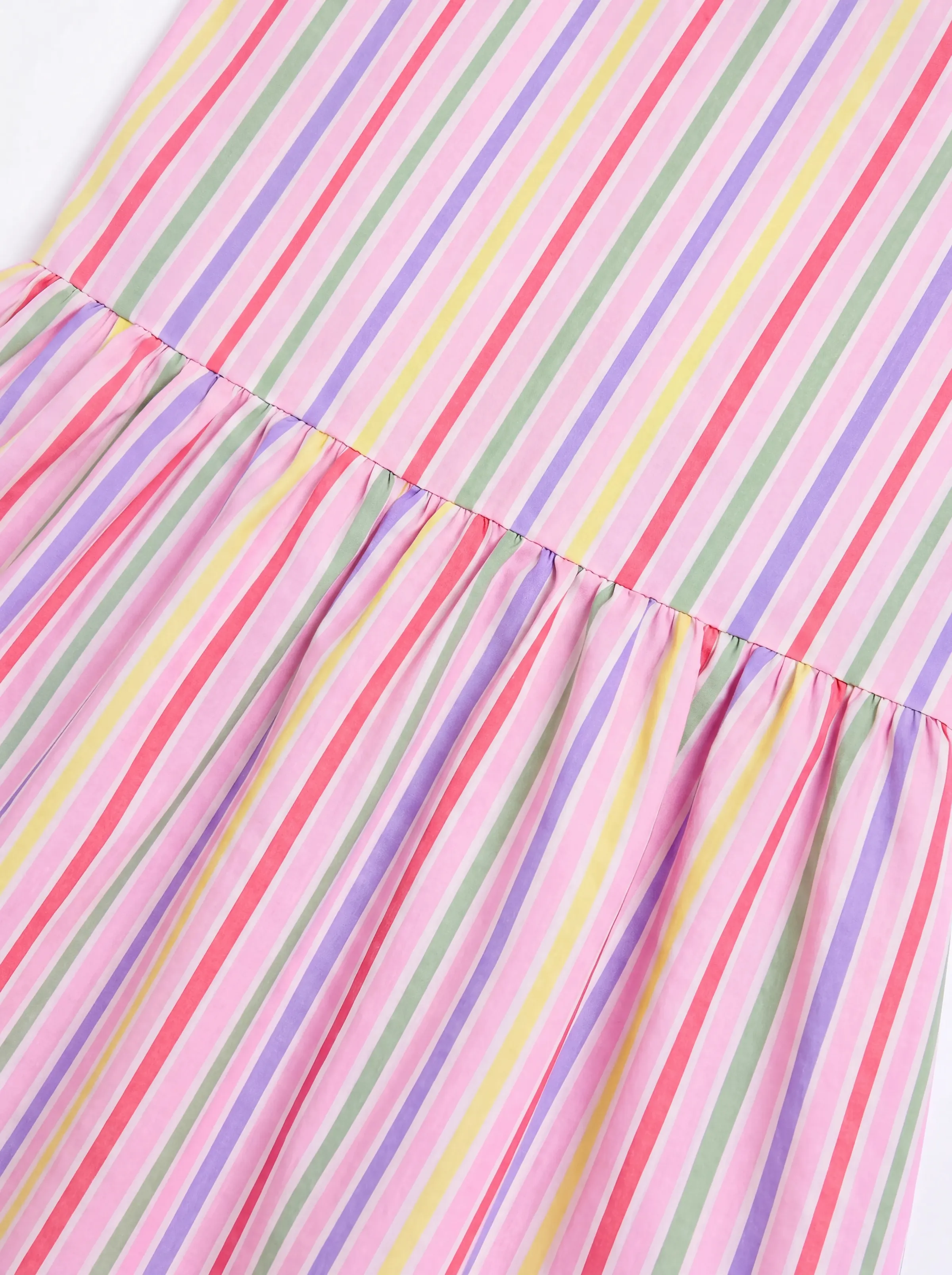 Ocean Vibes Toddler Girl Crossback Dress Pink - Image 5