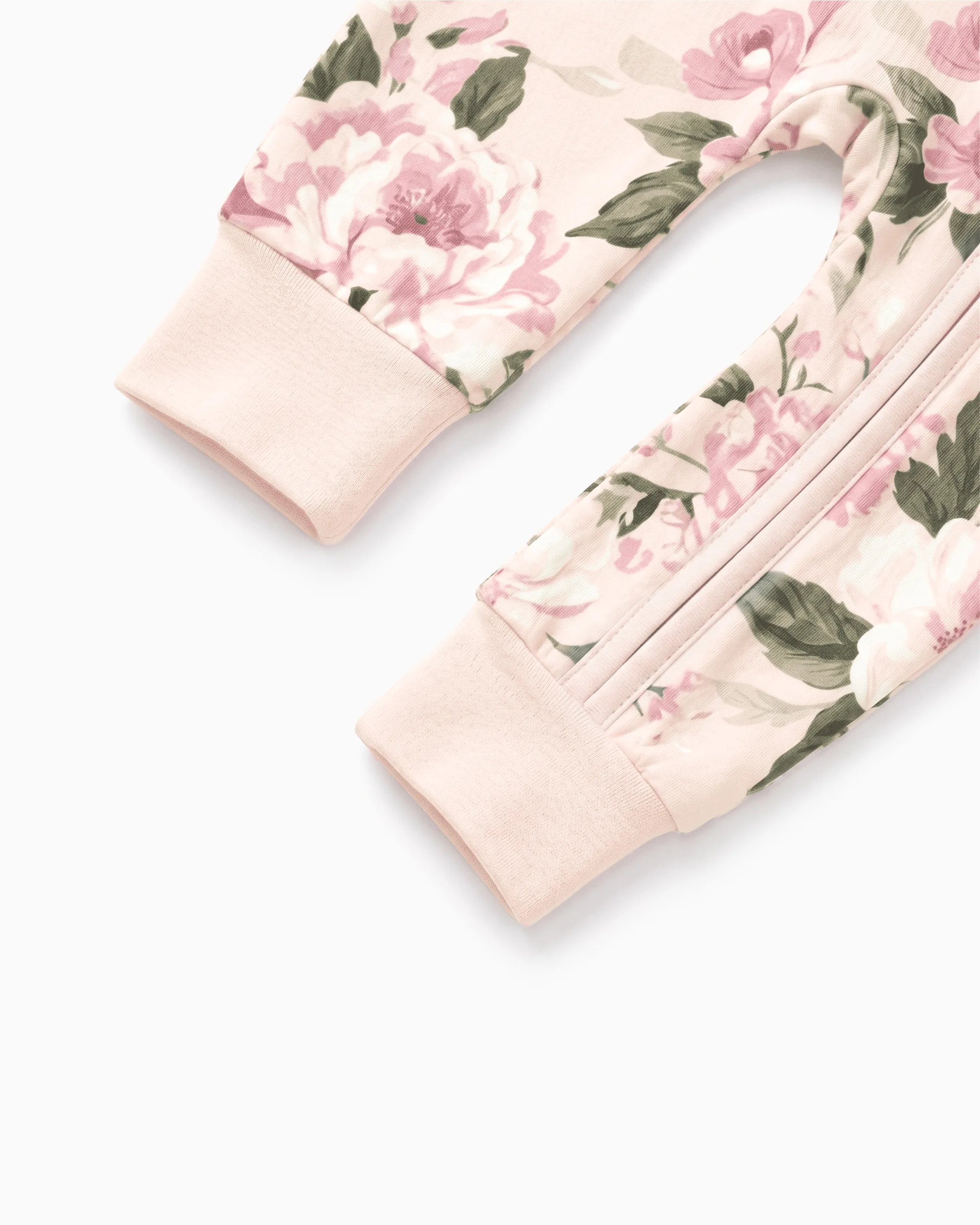 Bloom & Blossoms Bamboo Zip-Up Baby Pajamas - Image 6