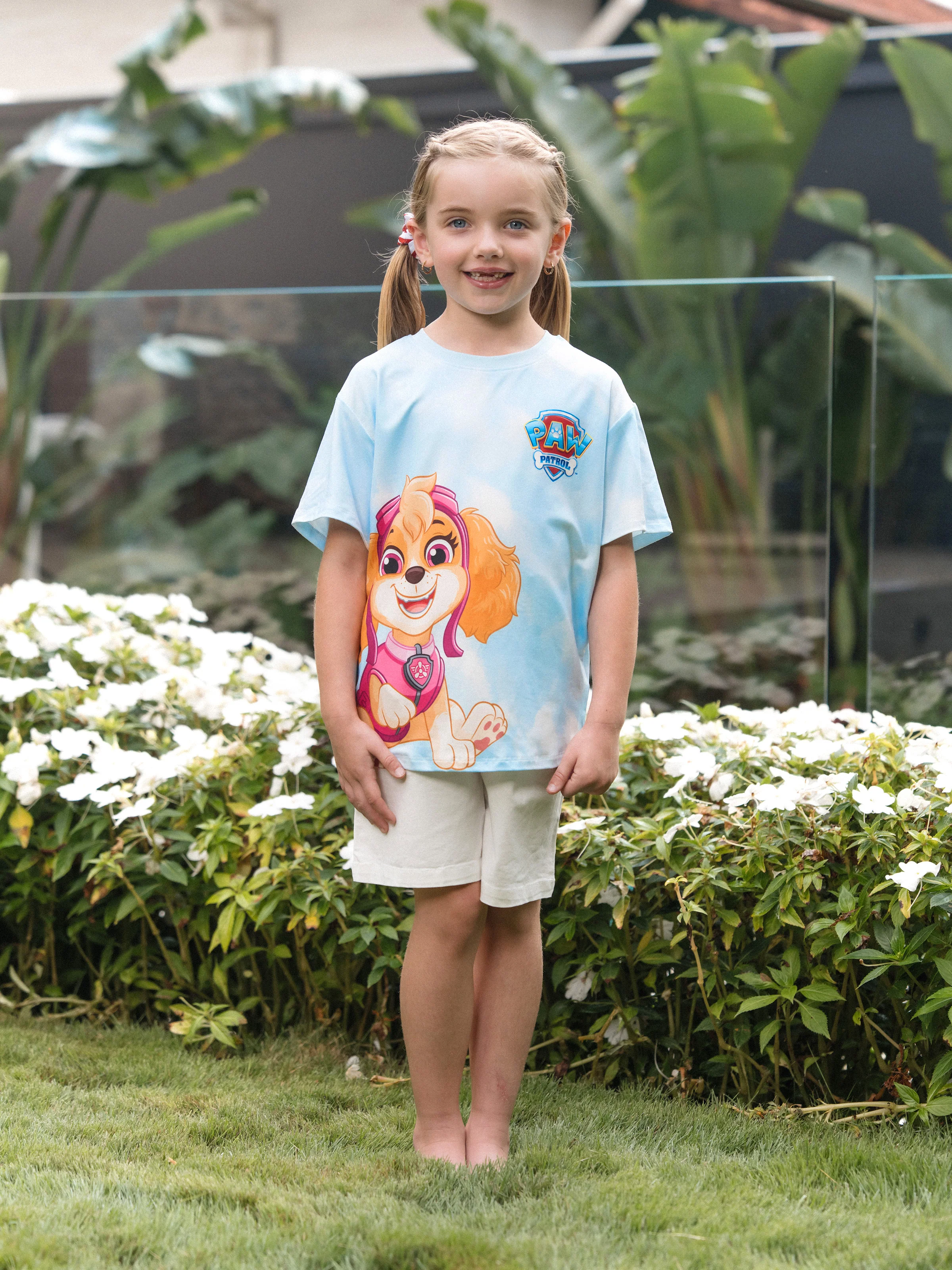 PAW Patrol Daddy & Daughter Casual Tie-dye Printed Tee Multi-color - Image 11