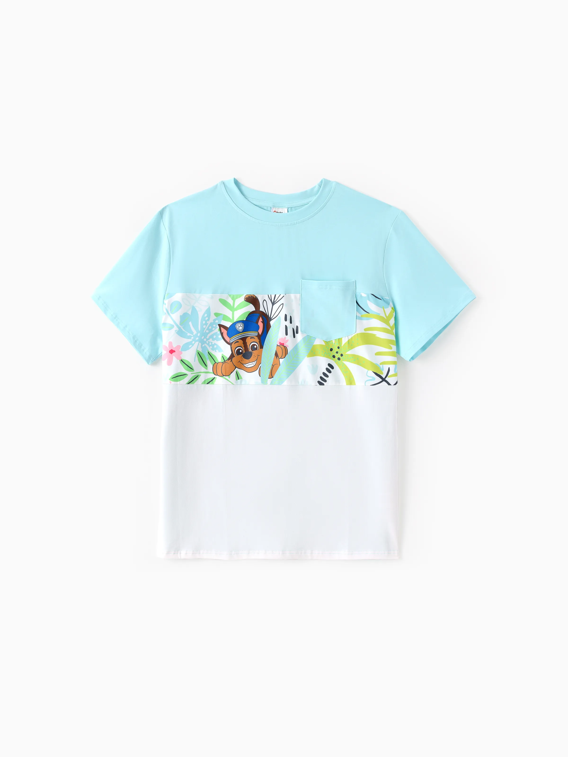 PAW Patrol Daddy & Daughter Floral Dress with Built-in Shorts & Pockets/ Cotton Top Turquoise - Image 6