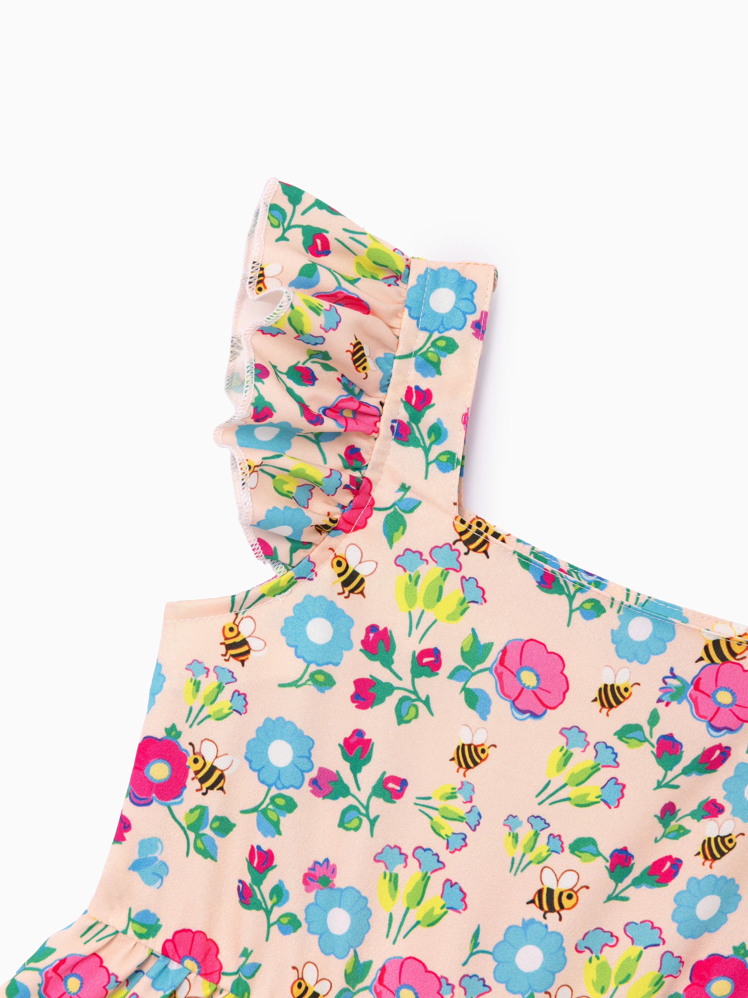 Fresh Market Toddler Girl Floral Print Dress Multi-color - Image 3